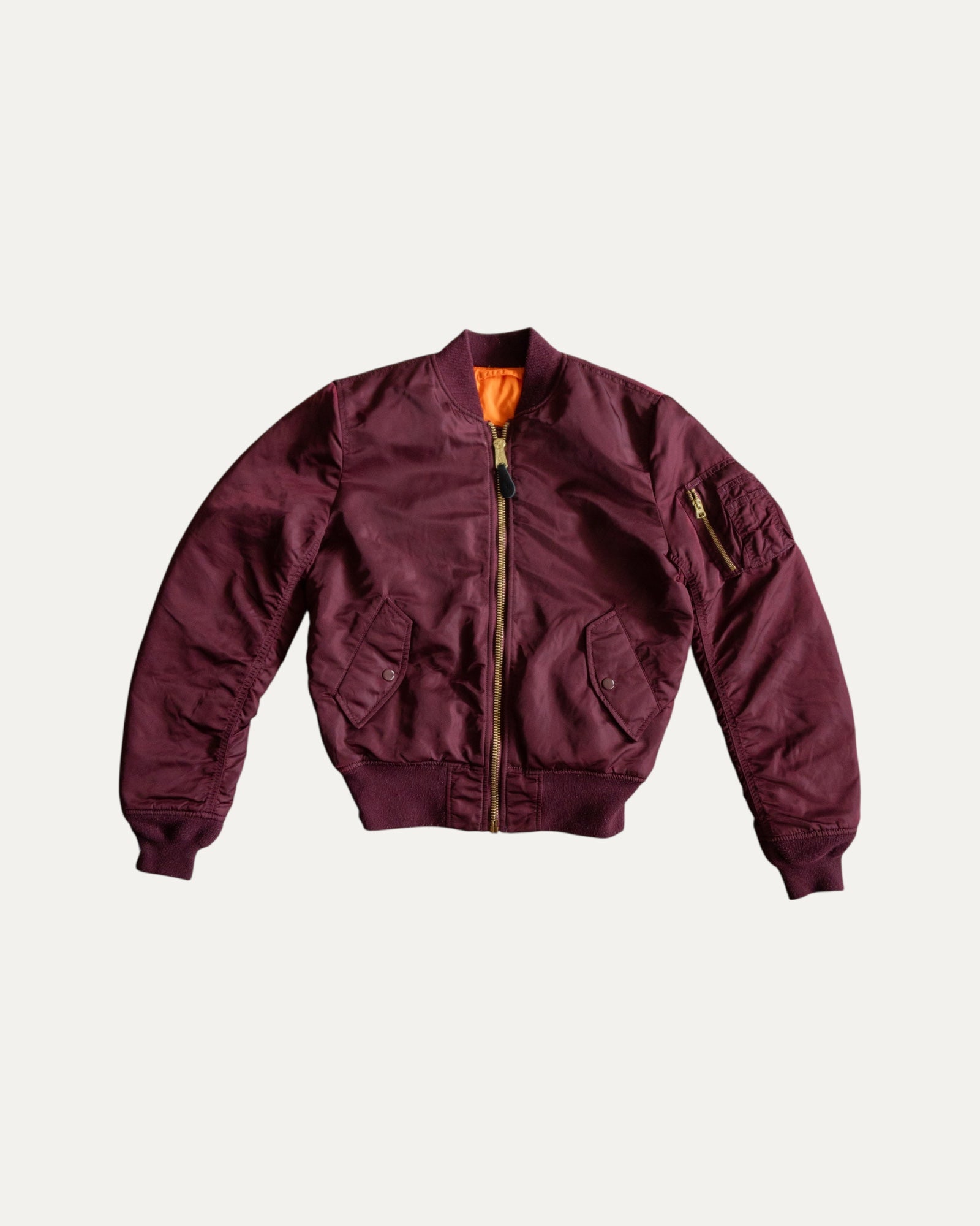 (S) VINTAGE MA-1 FLYERS BOMBER JACKET