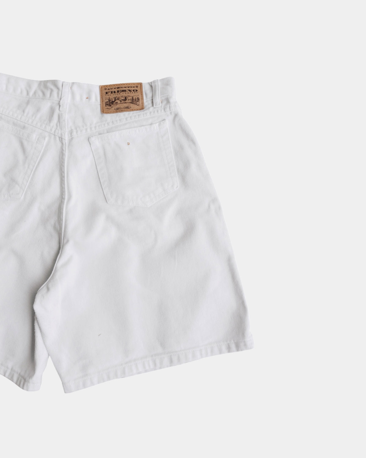 VINTAGE FRESNO DENIM WHITE SHORT - 28