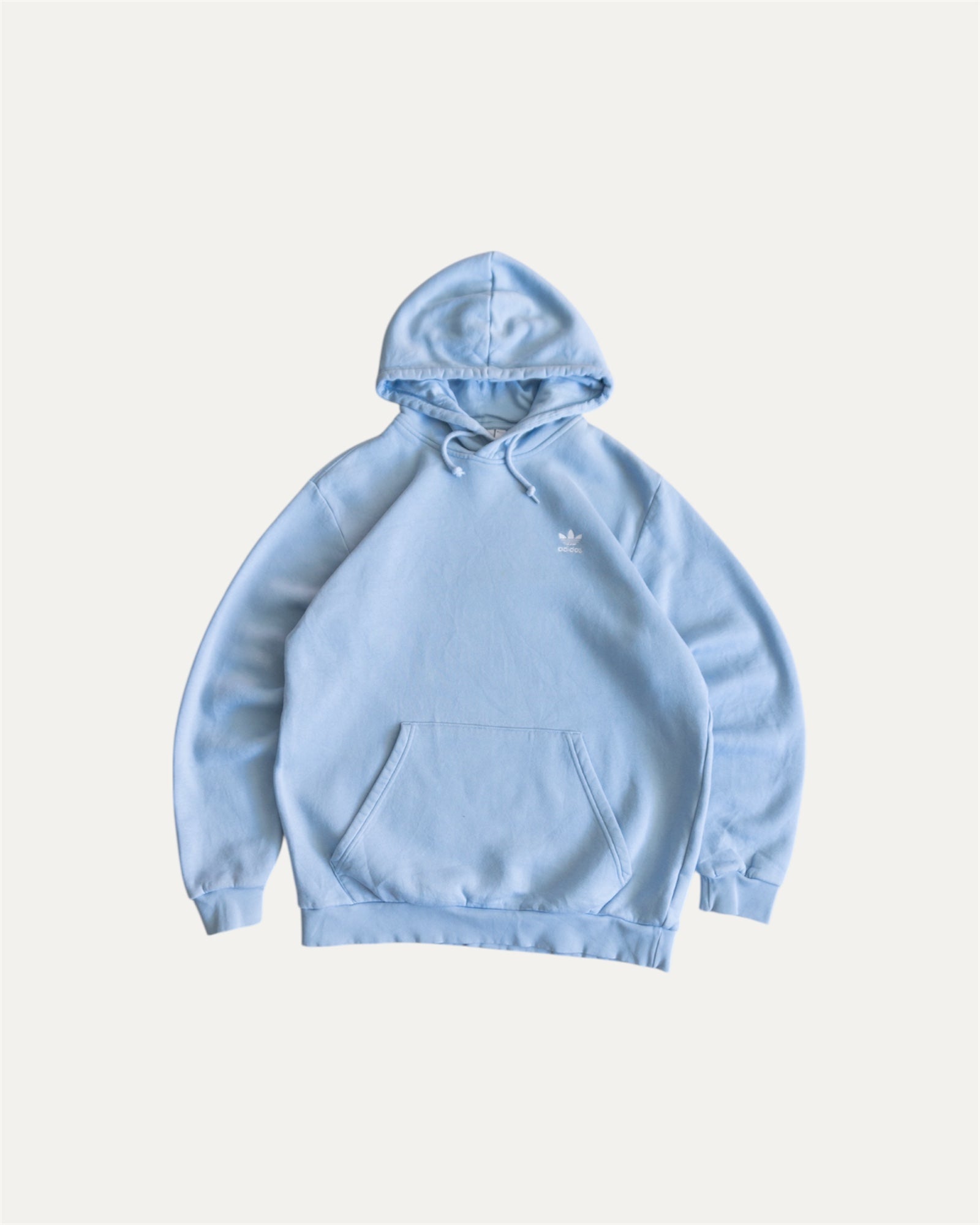 (L) ADIDAS SKY BLUE HOODIE