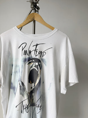(XL) VINTAGE PINK FLOYD THE WALL SCREAMING FACE TEE