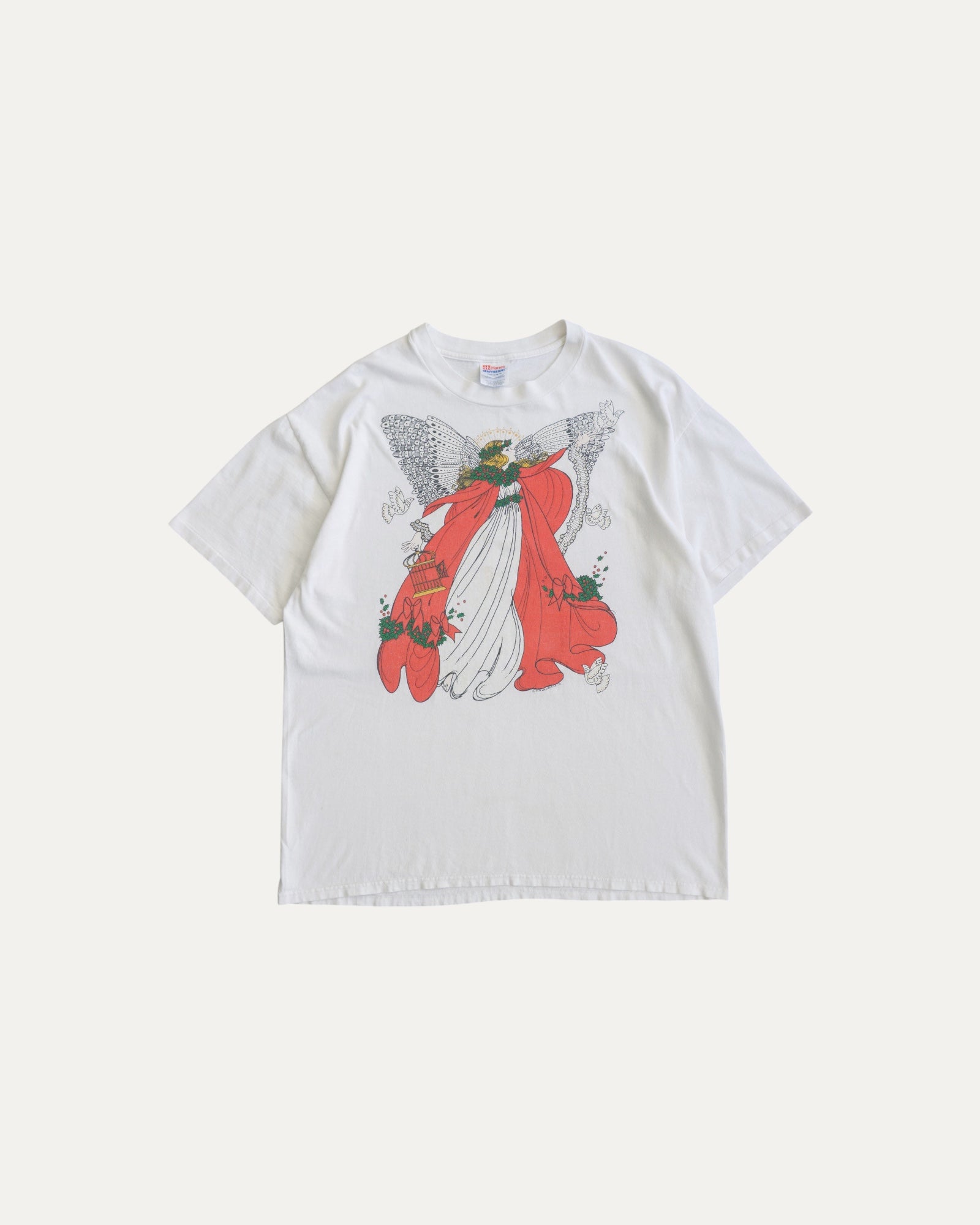 (XL) 90’S VINTAGE MERRY CHRISTMAS CINDERELLA FAIRY TEE