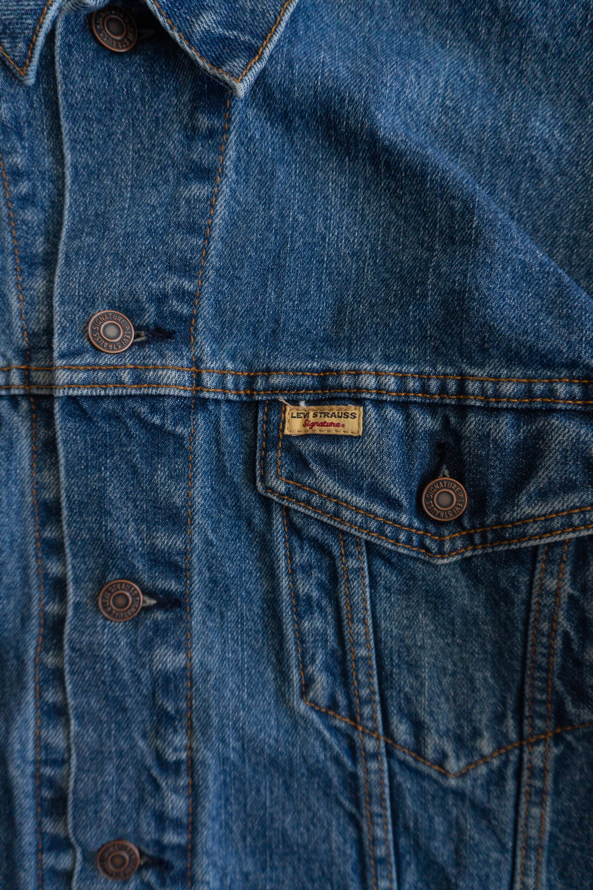 (M) VINTAGE LEVIS DENIM TRUCKER COWBOY JACKET