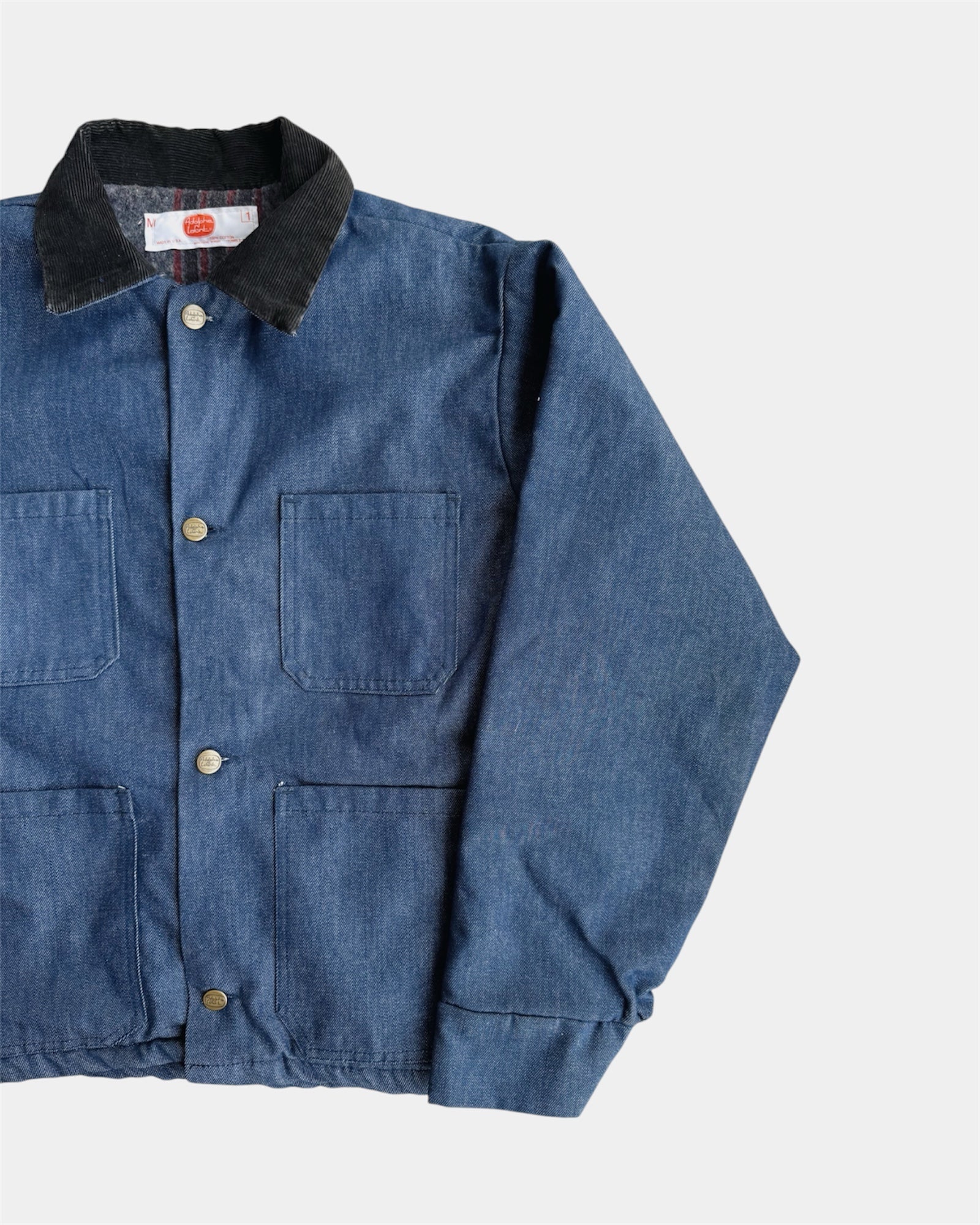 (M) 90’S VINTAGE ADOLPHE LAFONT DETROIT TYPE RAW JACKET