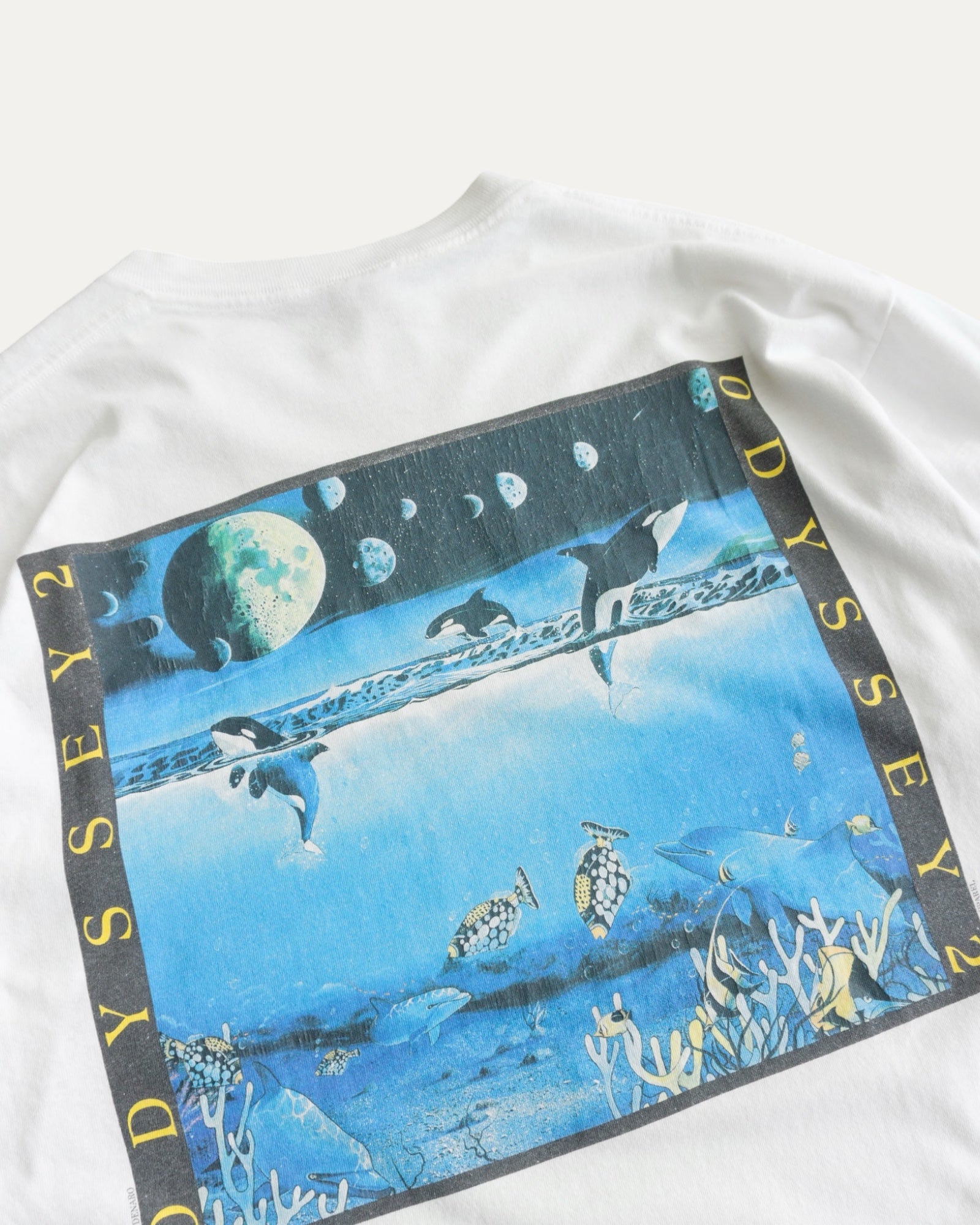 (L) 90’S VINTAGE AUDOBON ODYSSEY 2 OCEAN ART TEE