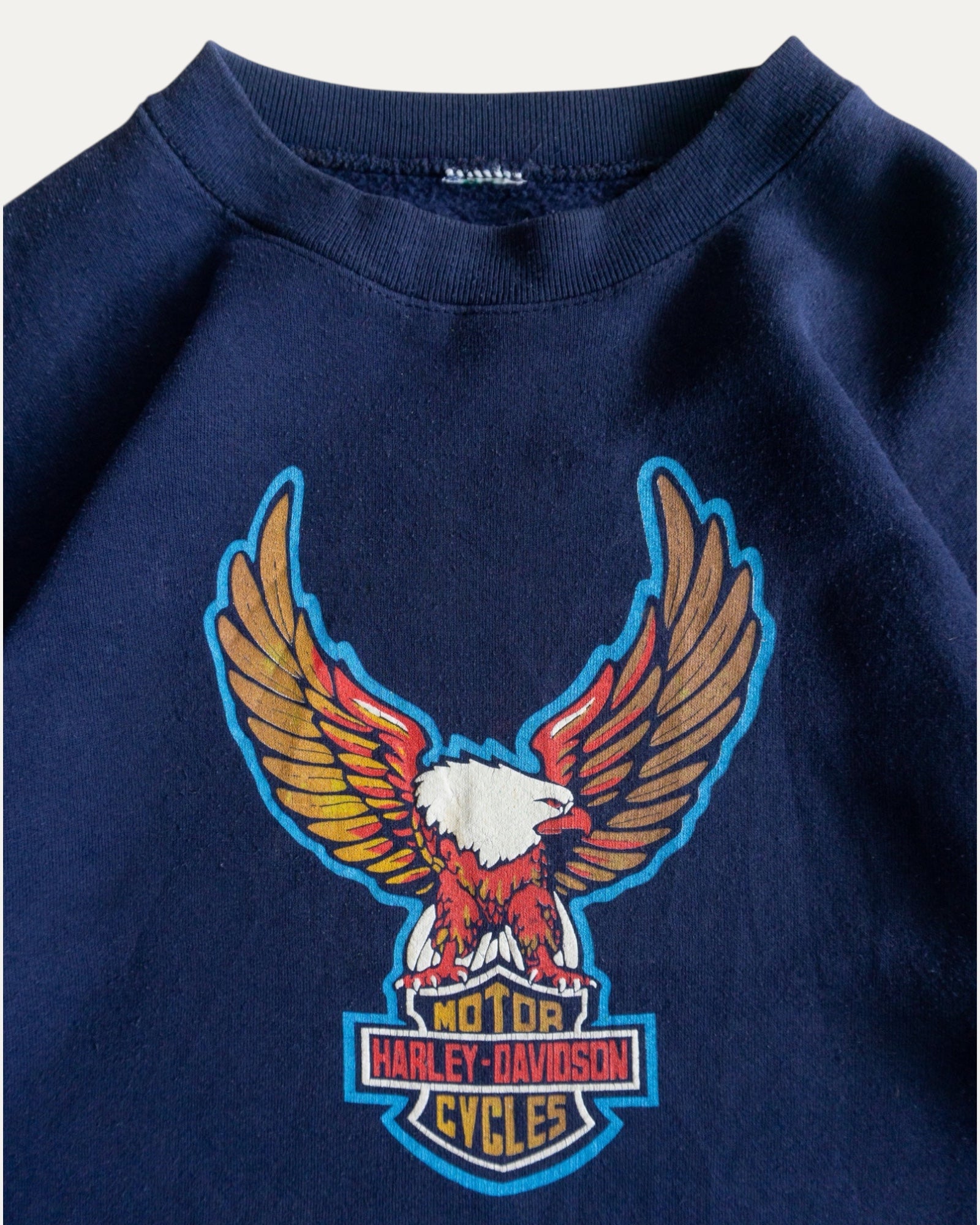(L) 90’S VINTAGE HARLEY DAVIDSON CREWNECK