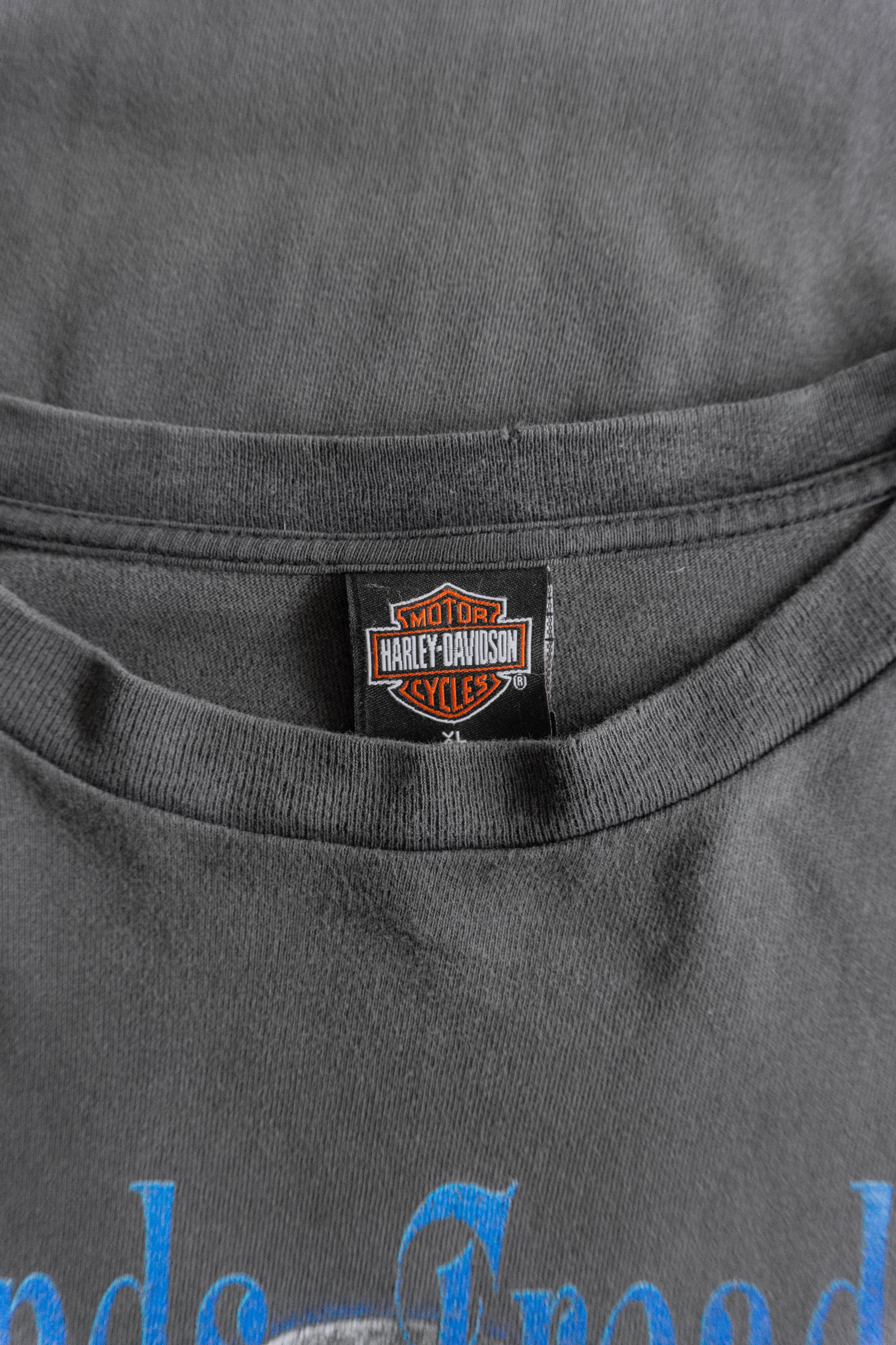 (XL) 00’S VINTAGE HARLEY DAVIDSON FADED TEE