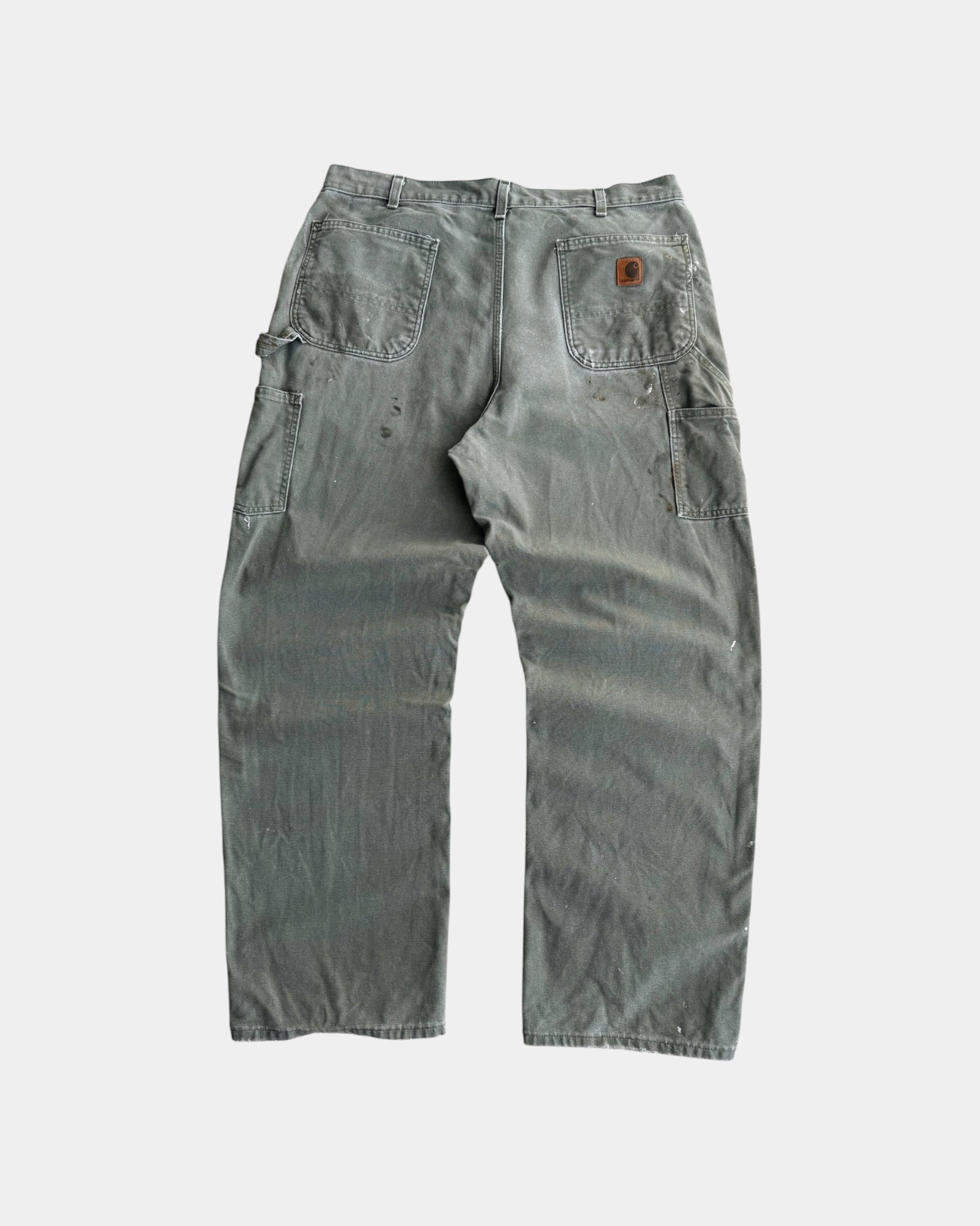 VINTAGE CARHARTT PAINTED CARPENTER PANTS - 36x32