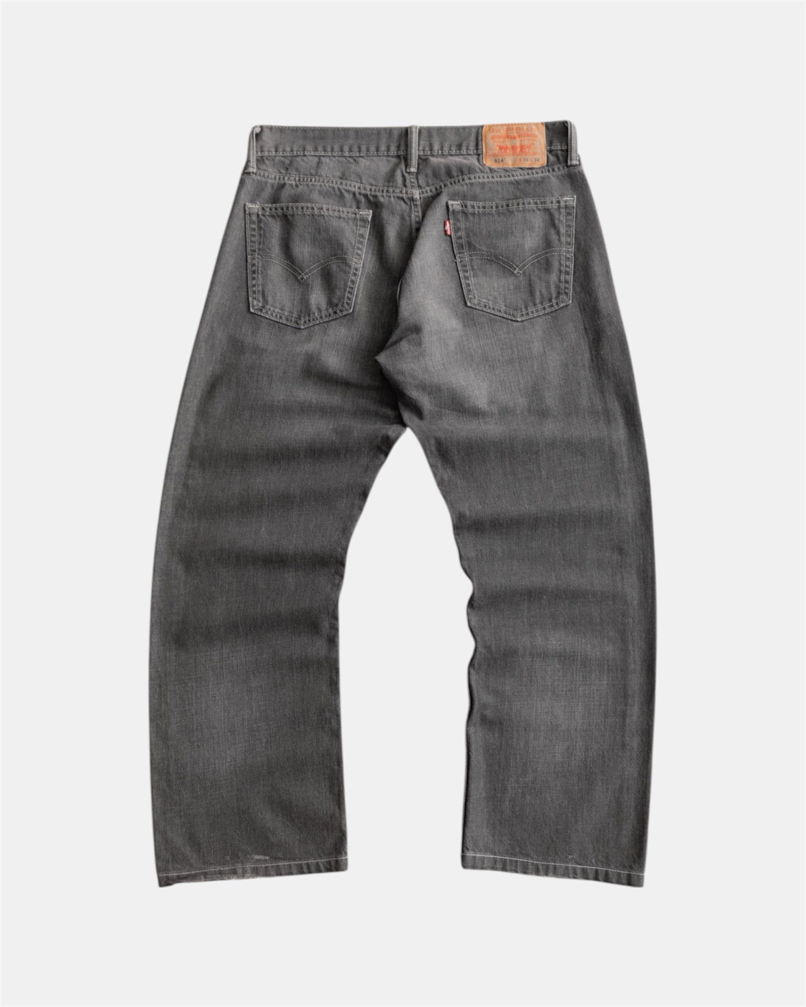 LEVIS 514 GRAY FADED PANTS - 34x34
