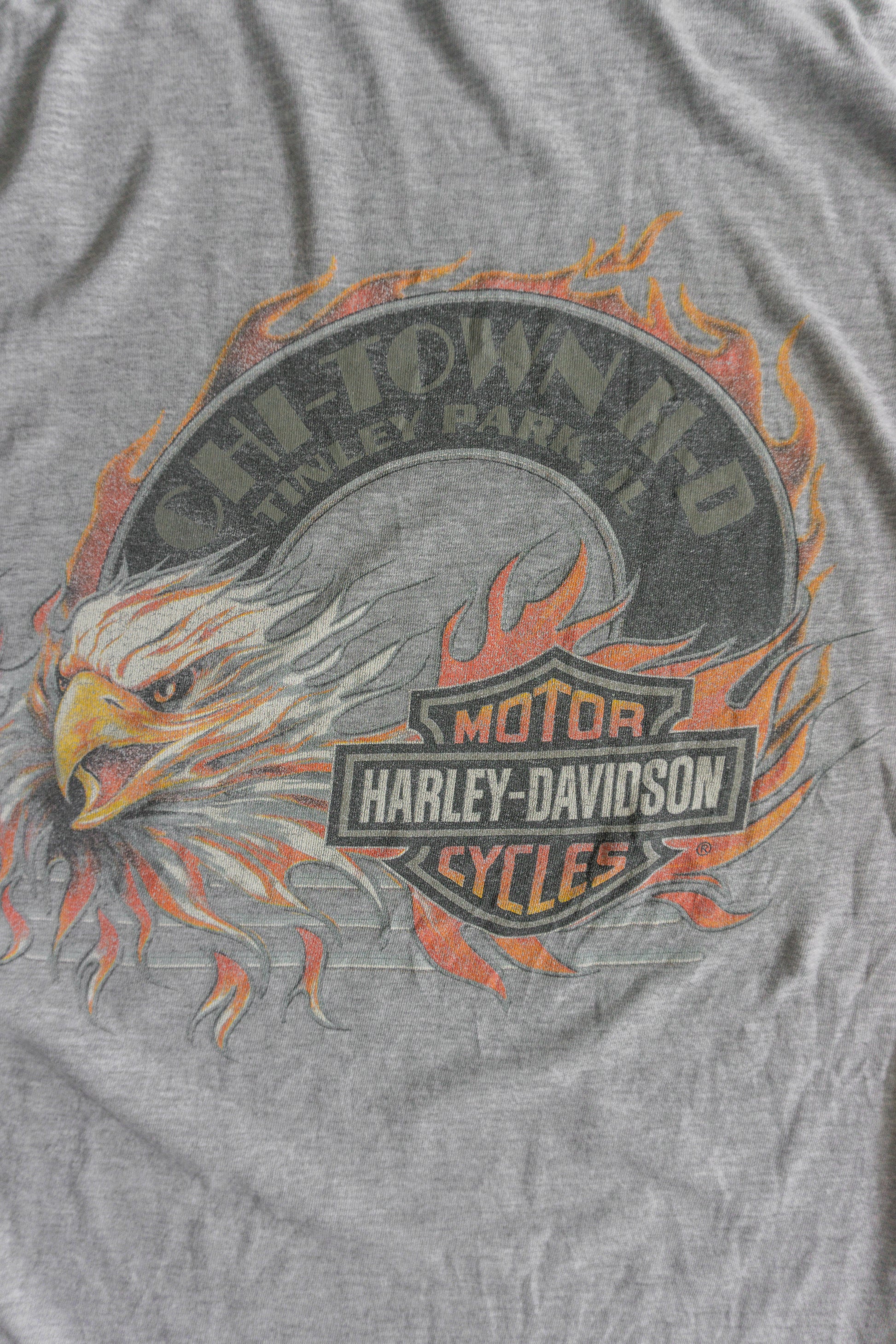 (L) HARLEY DAVIDSON FLAMES LONG SLEEVE