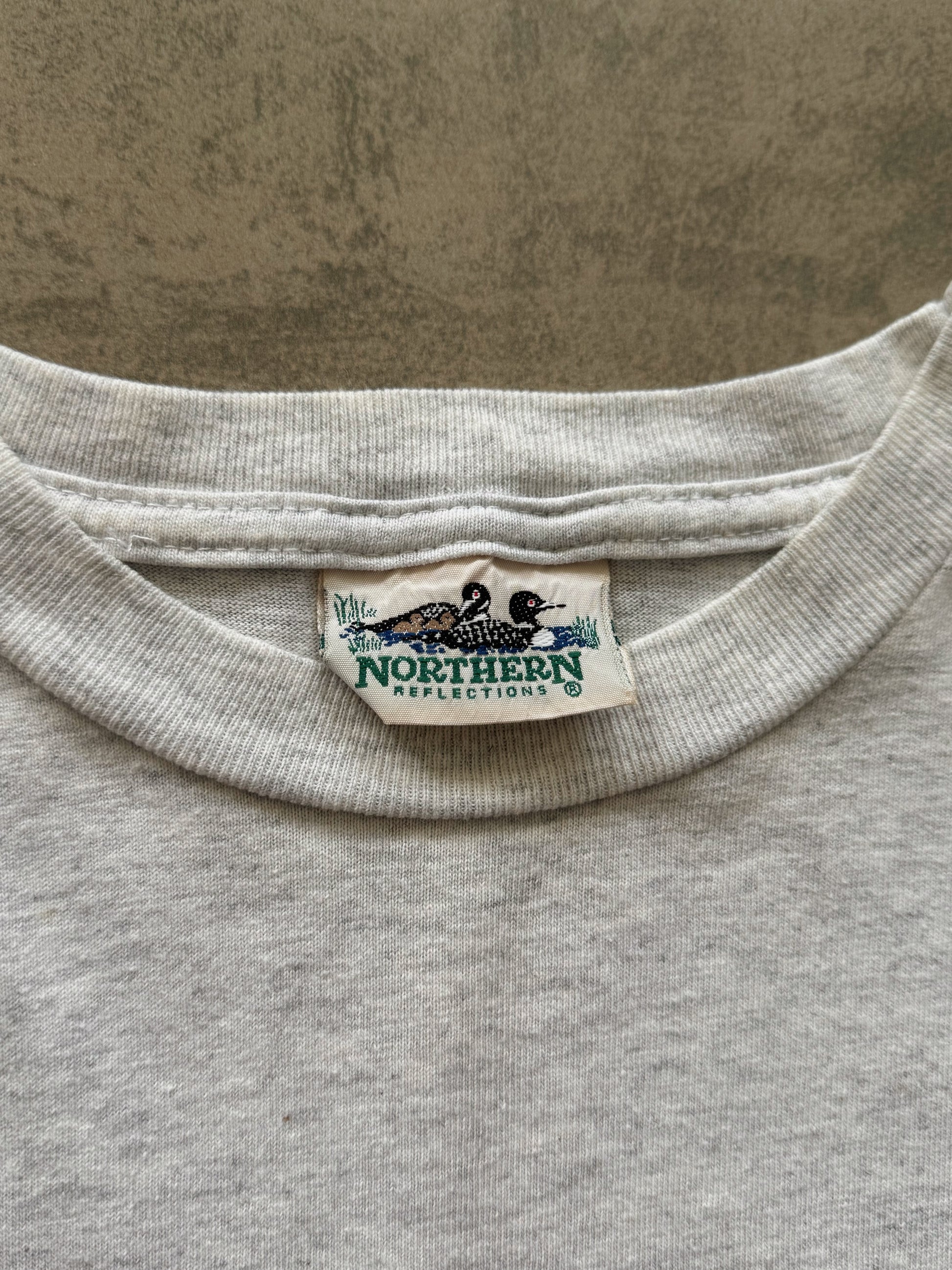 (M) 90’S VINTAGE NORTHERN ART FADED TEE