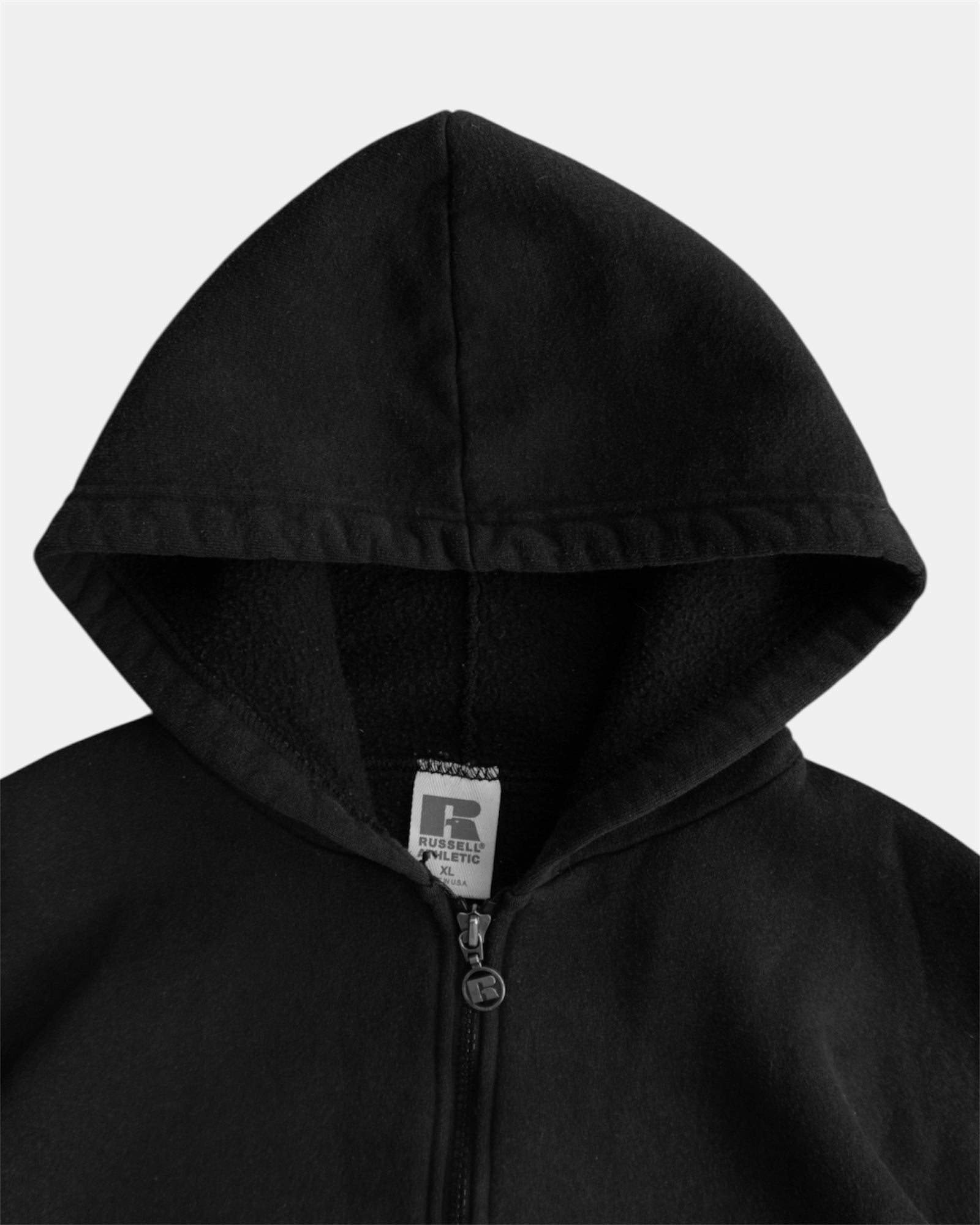 (BOXY M) VINTAGE RUSSELL BLANK HOODIE FULL ZIP