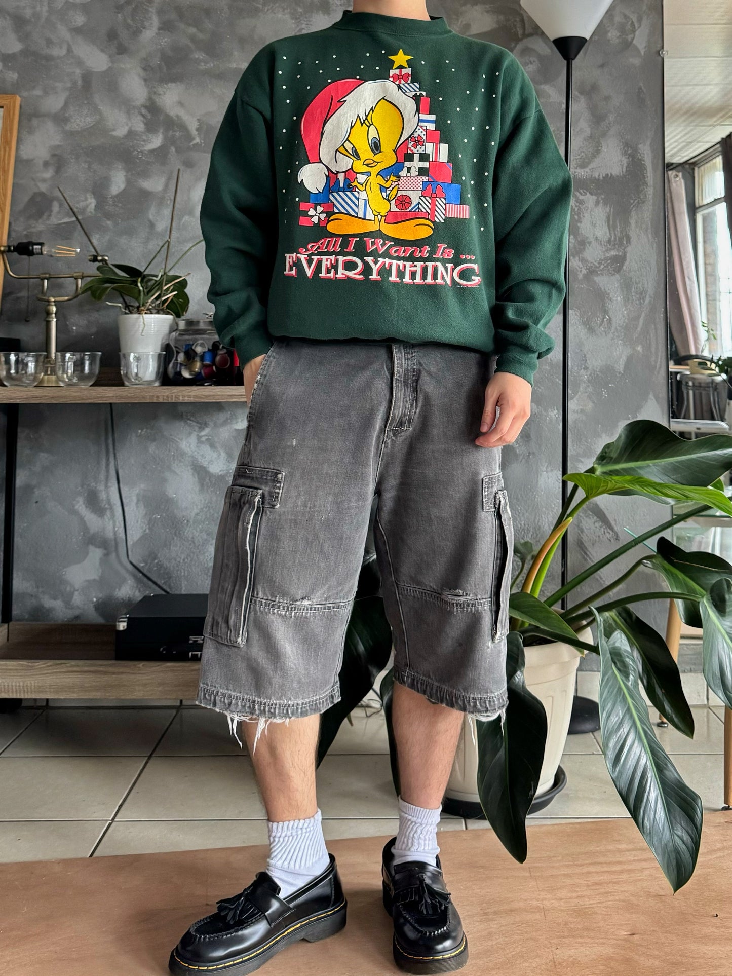 (L) 1990’S VINTAGE PIOLIN CHRISTMAS CREWNECK