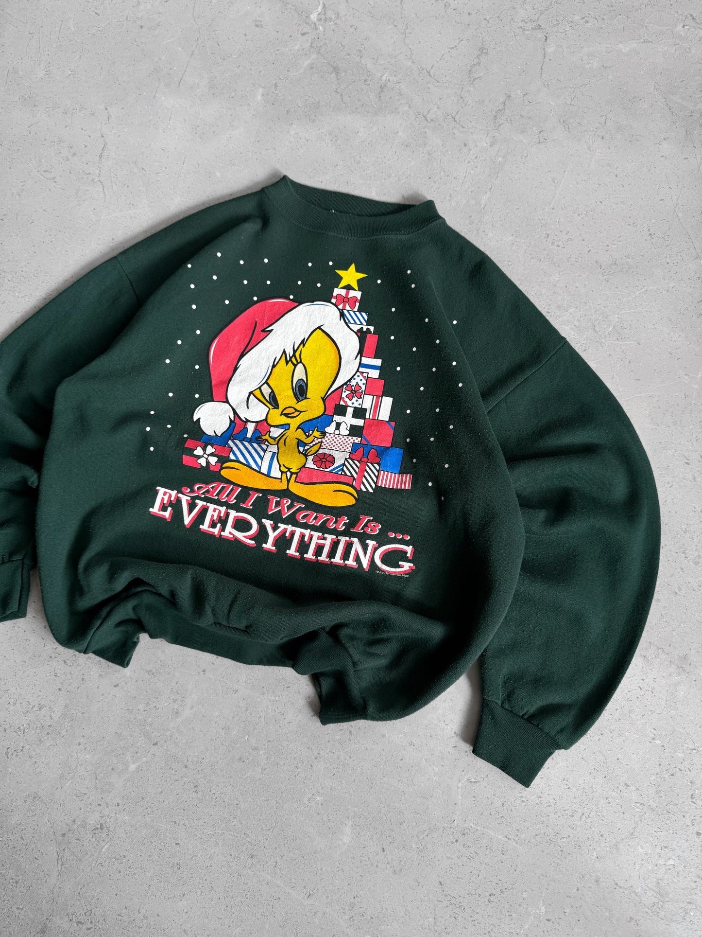 (L) 1990’S VINTAGE PIOLIN CHRISTMAS CREWNECK