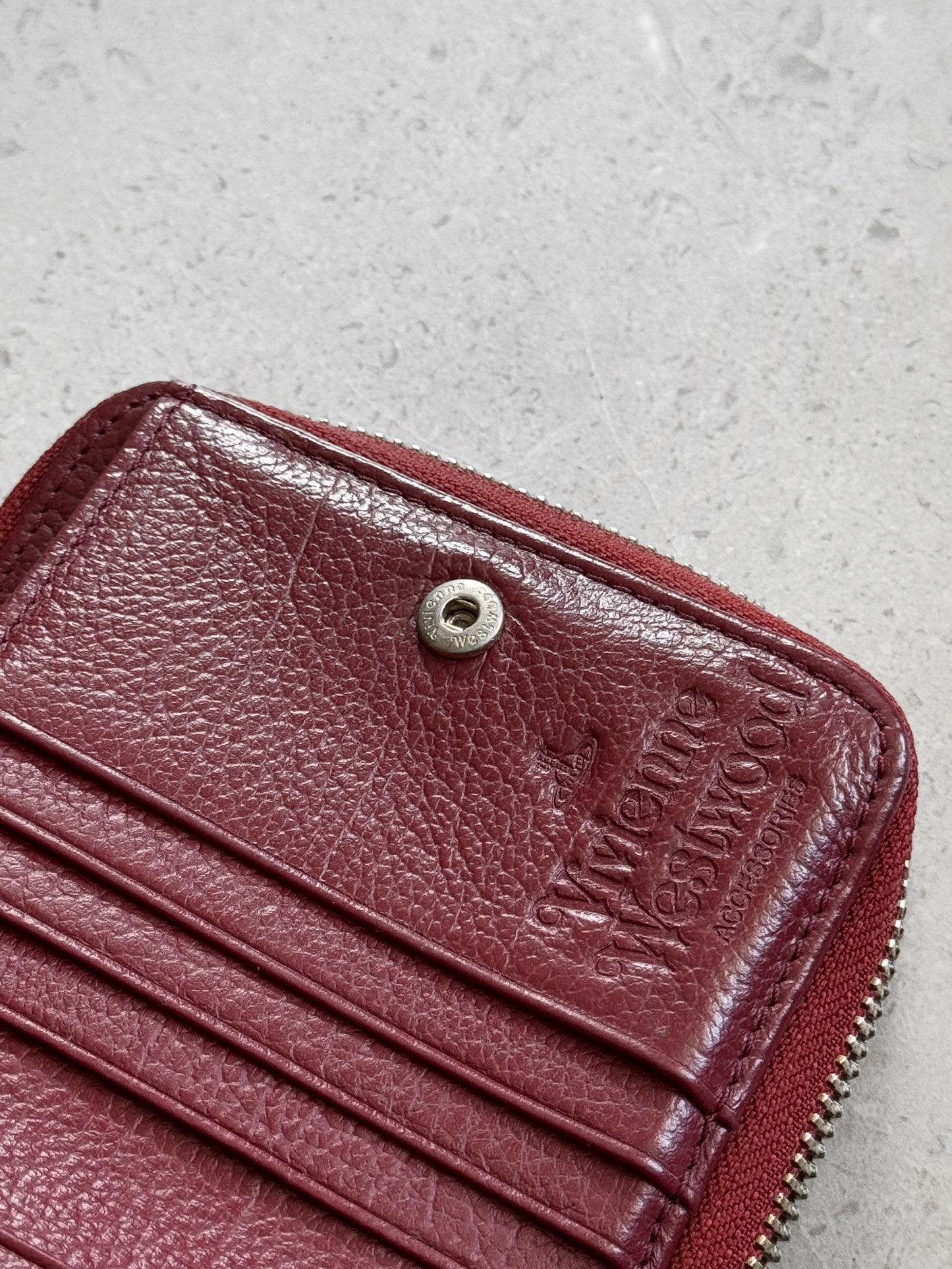 VIVIENNE WESTWOOD BUGURDY LEATHER WALLET