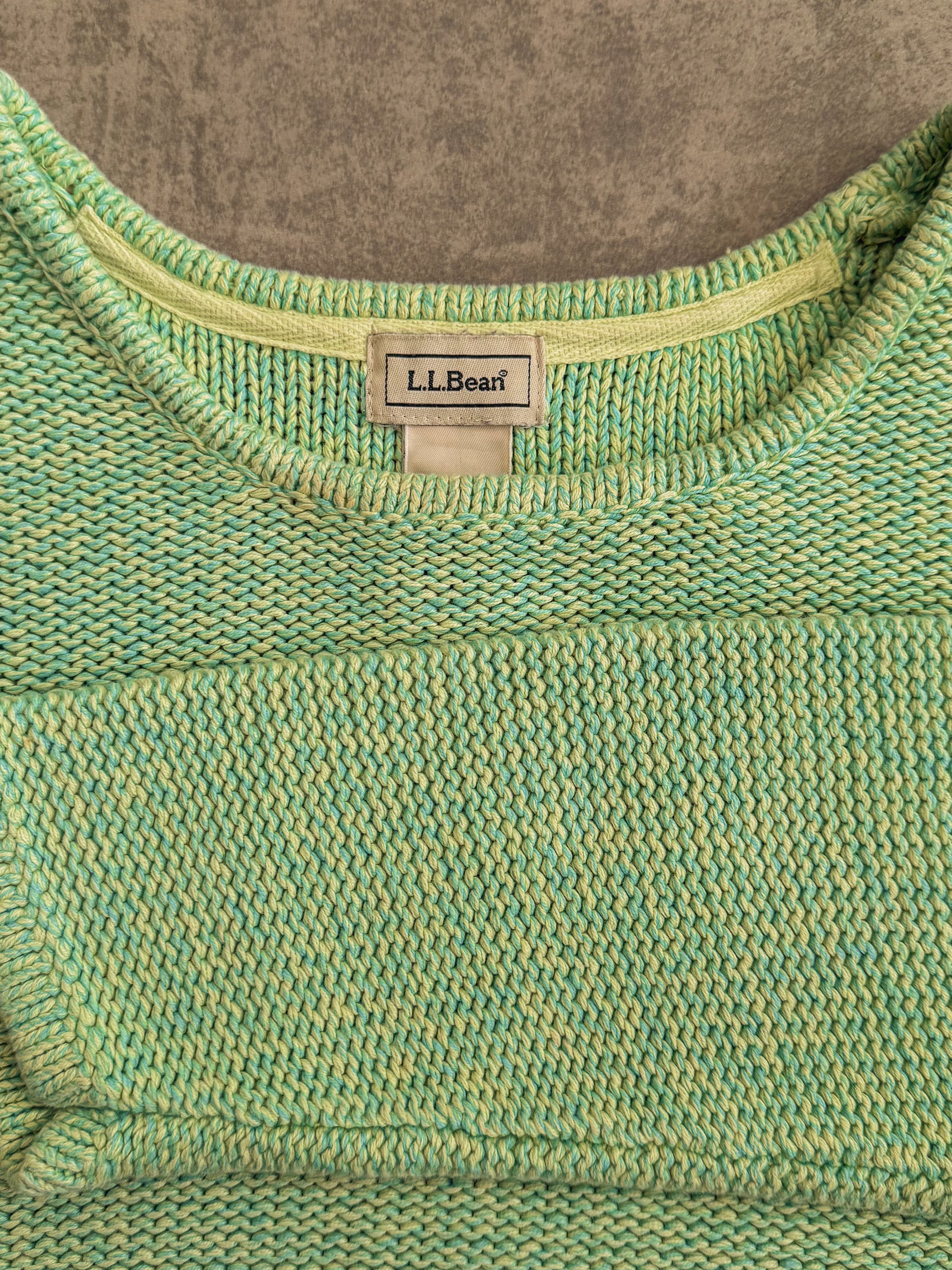 (S/M) VINTAGE L.L BEAN GREEN SWEATER
