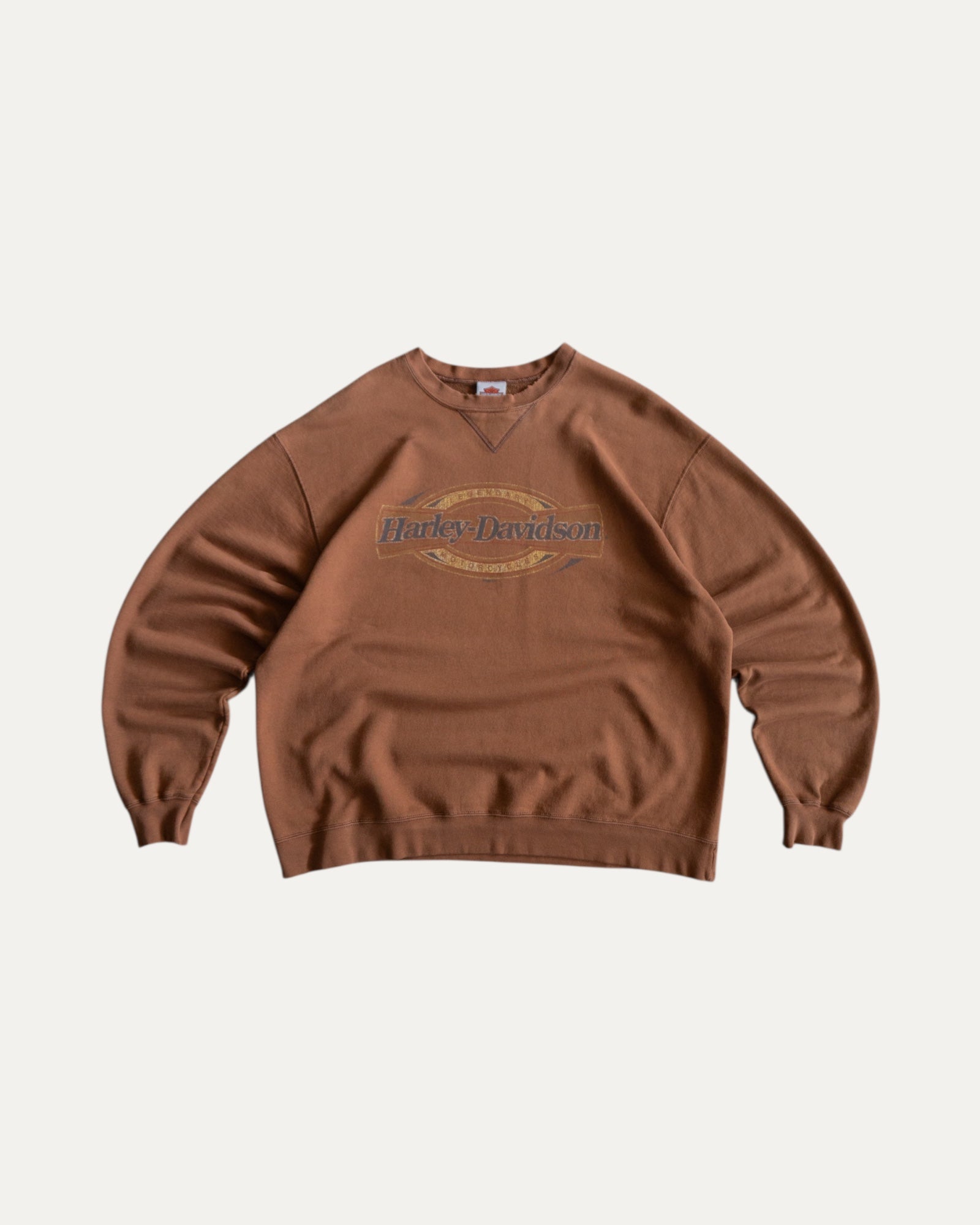 (BOXY L) VINTAGE HARLEY DAVIDSON CREWNECK