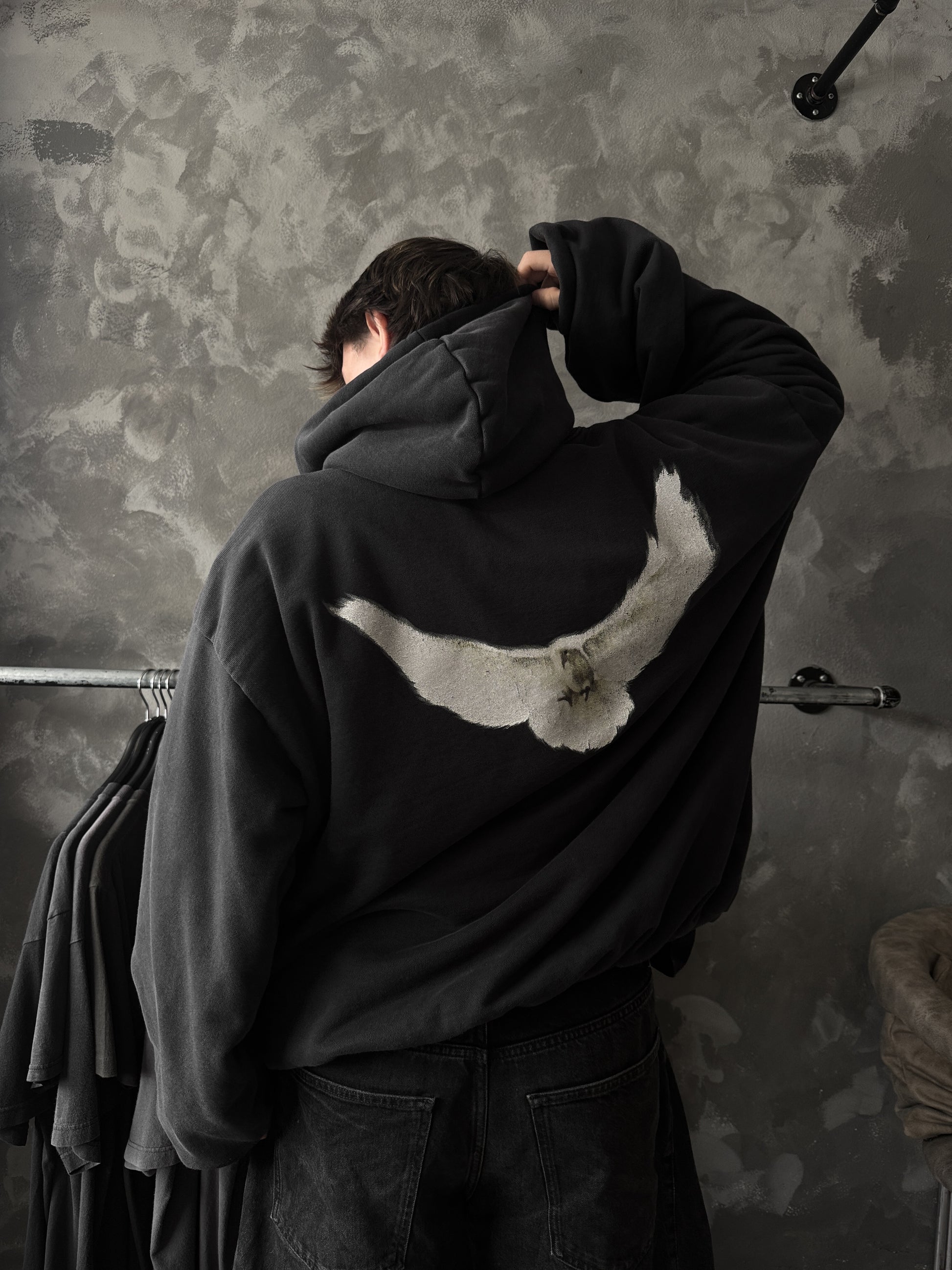 (L) YEEZY GAP ENGINEERED BALENCIAGA DOVE HOODIE