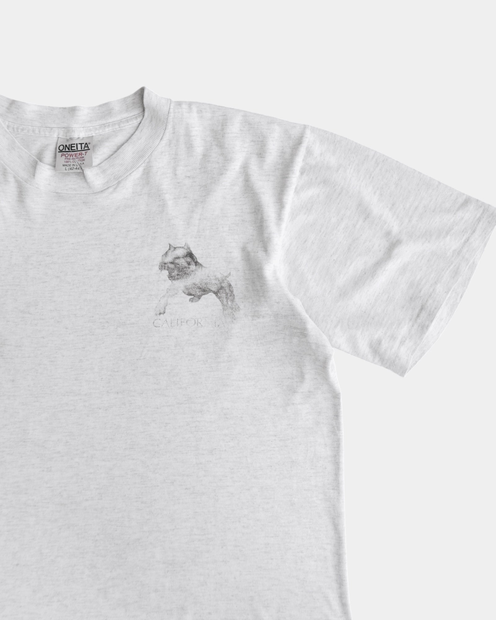 (BOXY M/L) VINTAGE RUDE DOG FADED TEE