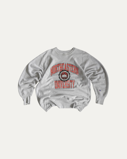 (BOXY L) 90’S VINTAGE CHAMPION UNIVERSITY REVERSE WEAVE CREWNECK
