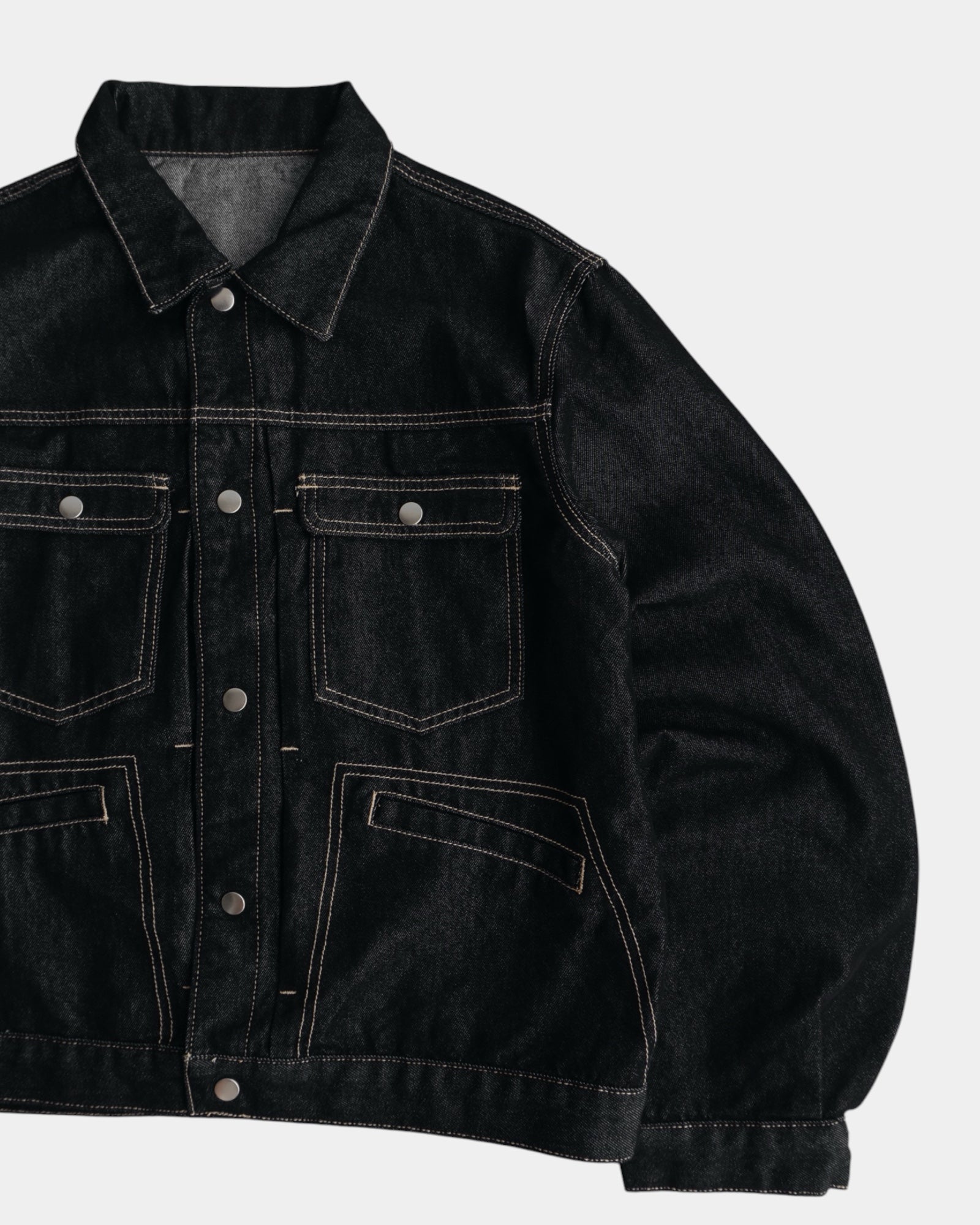 (M) DARK DENIM TYPE COWBOY JACKET