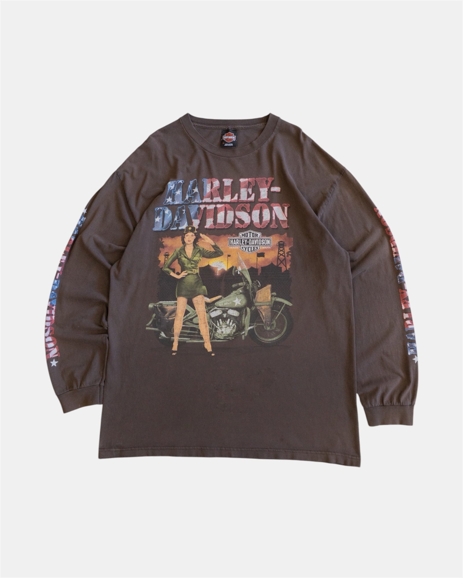 (XL) HARLEY DAVIDSON MILITARY LONG SLEEVE