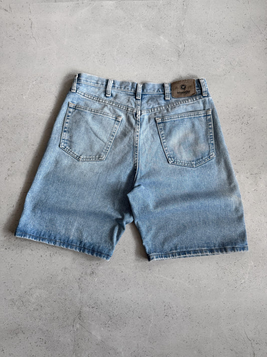 VINTAGE WRANGLER DENIM BAGGY SHORT - 34