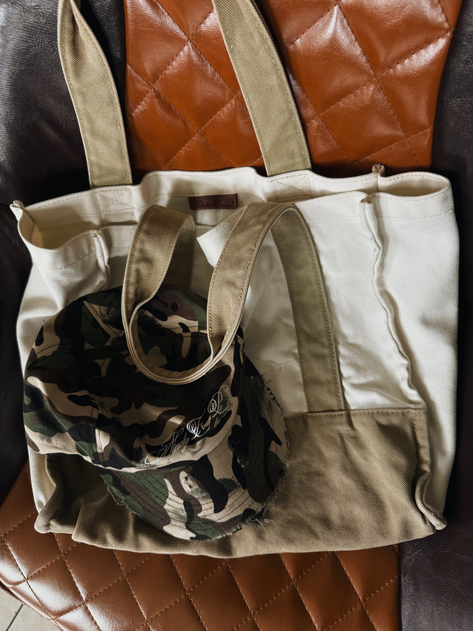 VINTAGE EDDIE TYPE L.L BEAN TOTE BAG