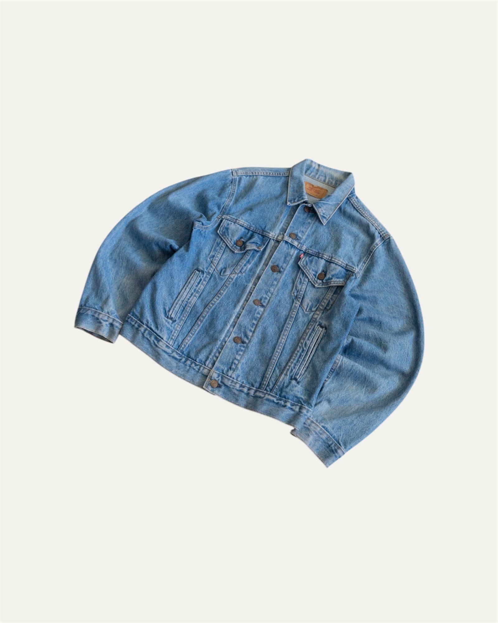 (M) 1980’S VINTAGE LEVIS DENIM TRUCKER JACKET