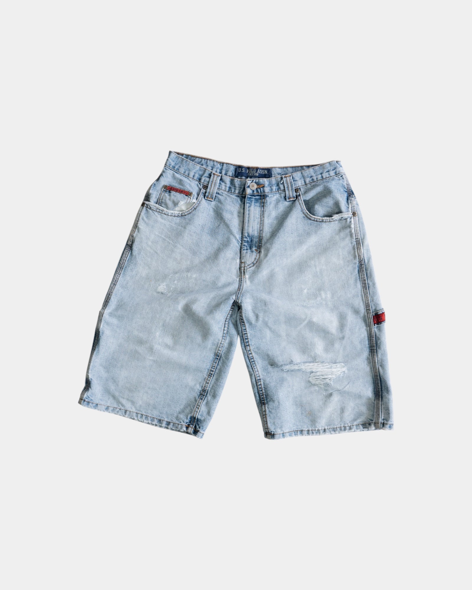 VINTAGE POLO CARPENTER DENIM JORT - 33