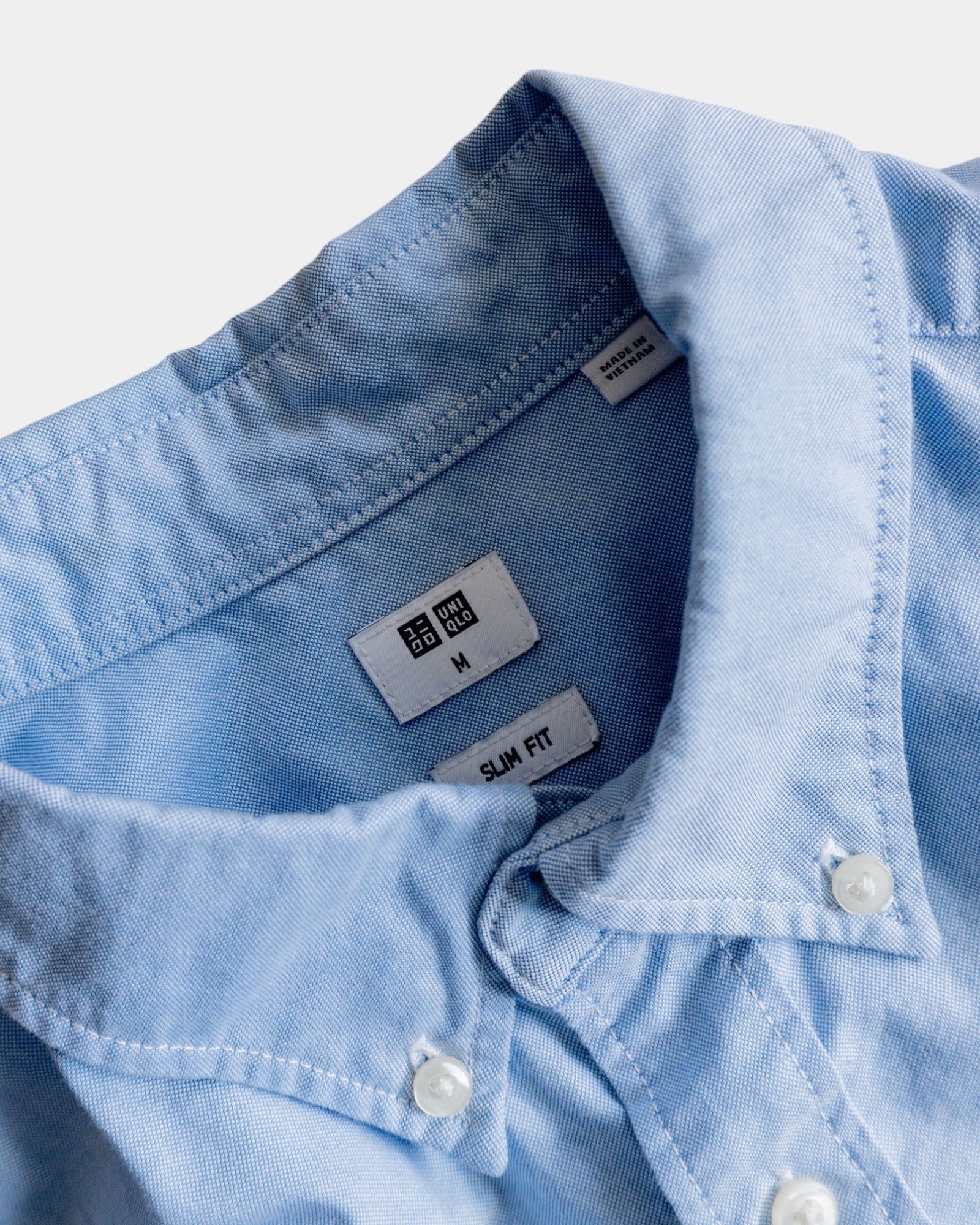 (M) UNIQLO SKY BLUE SHIRT