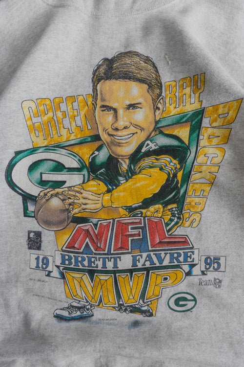 (BOXY L) 90’S VINTAGE GREEN BAY PACKERS BRETT FAVRE CREWNECK