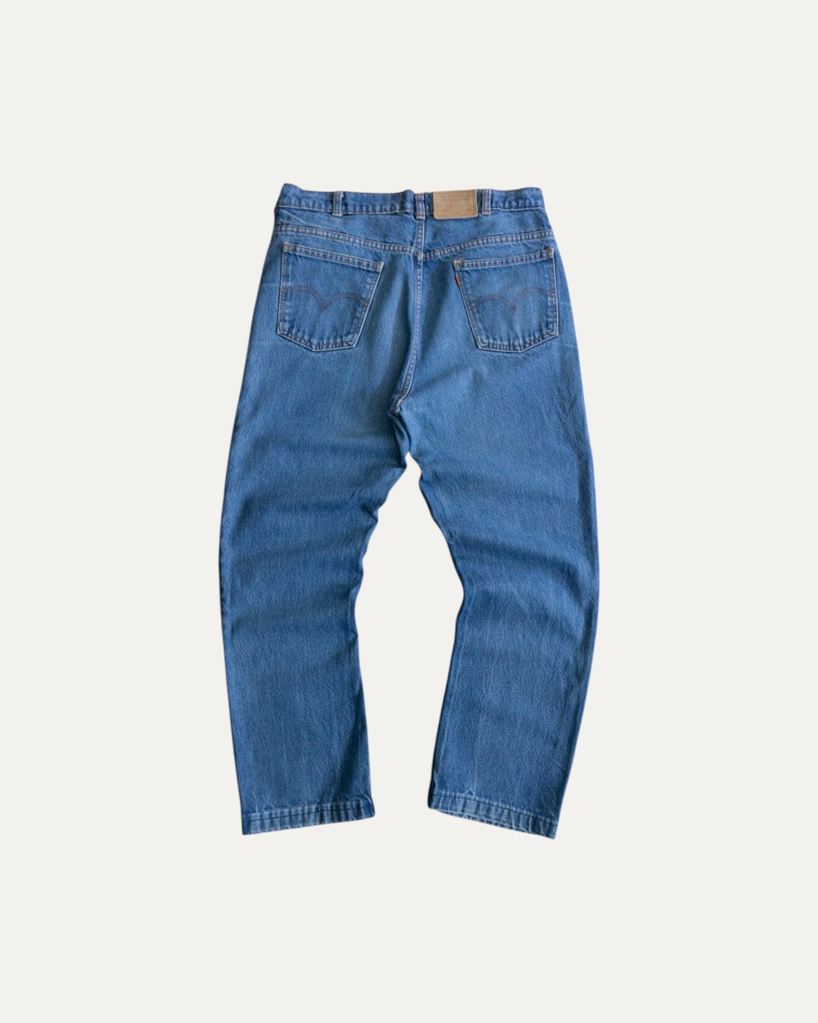 VINTAGE LEVIS TAB ORANGE DENIM PANTS - 34x32