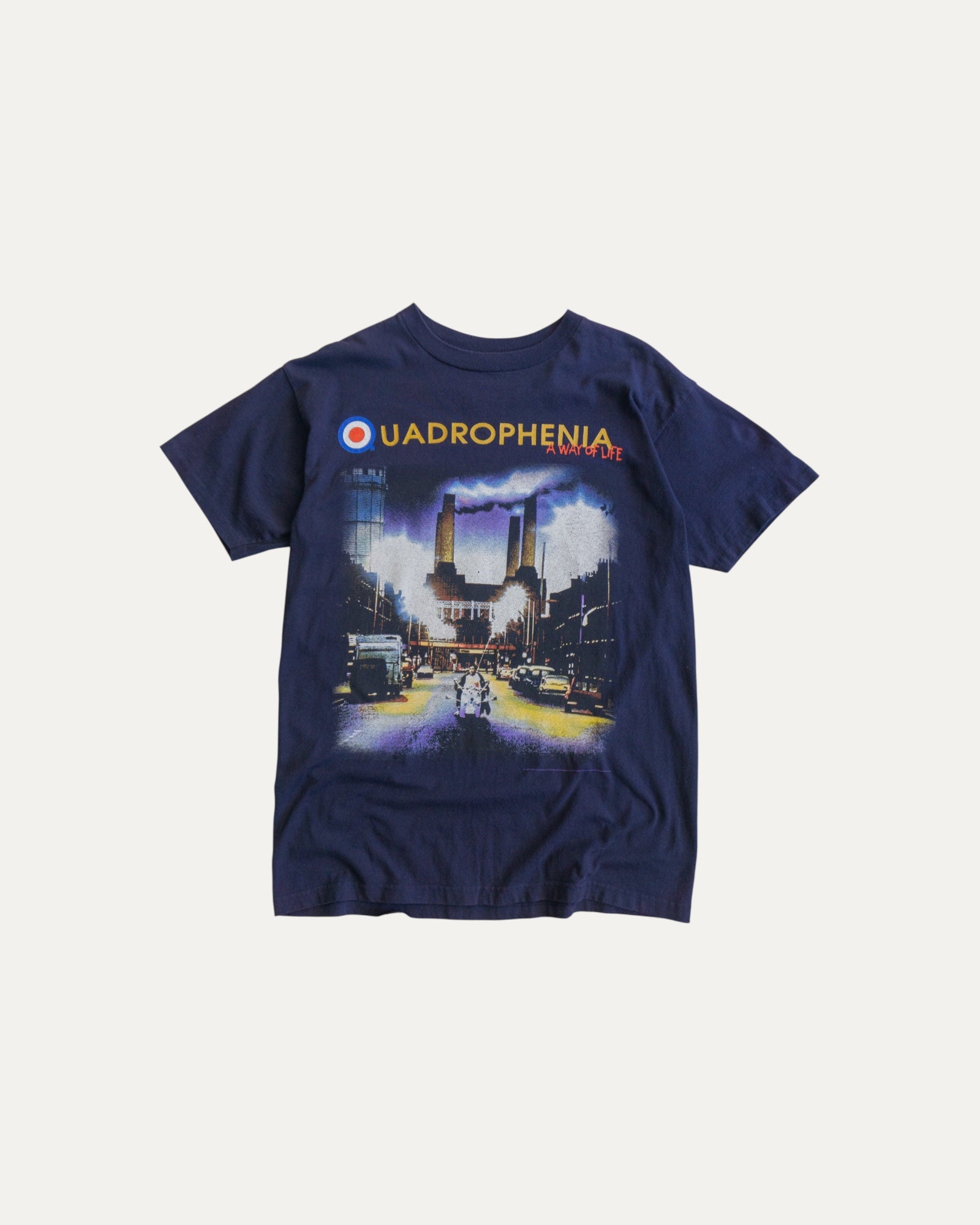 (L) 90’S VINTAGE THE WHO ROCK BAND QUADROPHENIA TEE