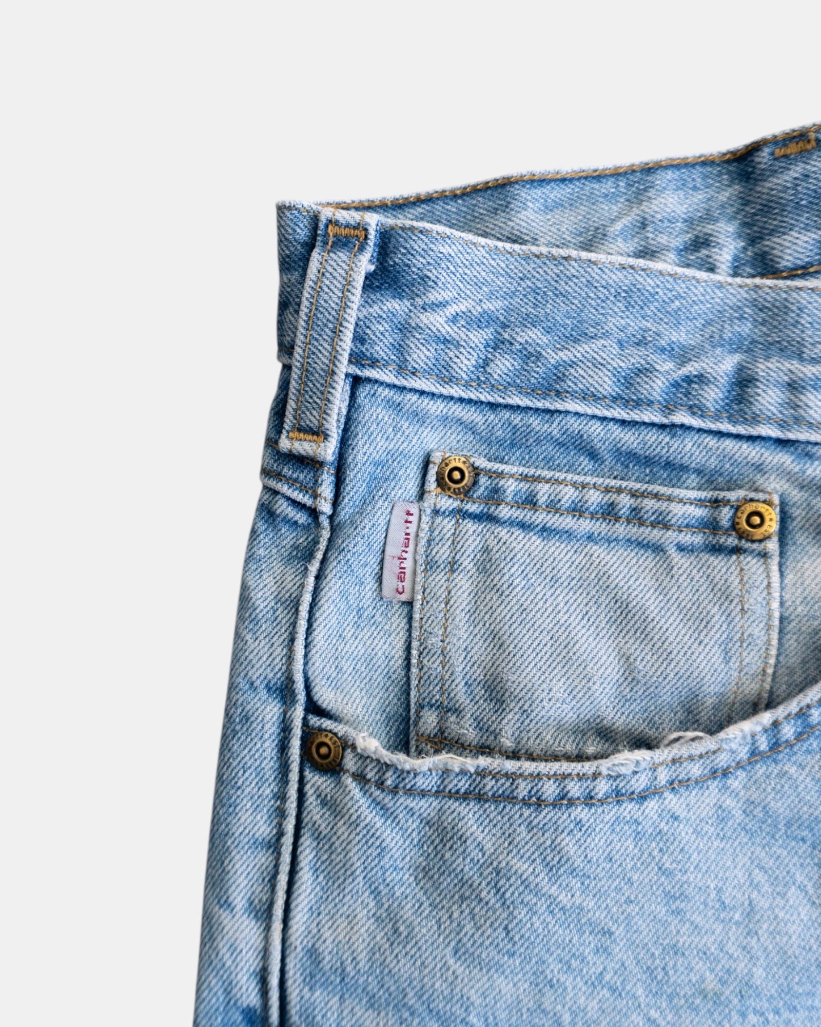 VINTAGE CARHARTT DENIM PANTS - 38x32