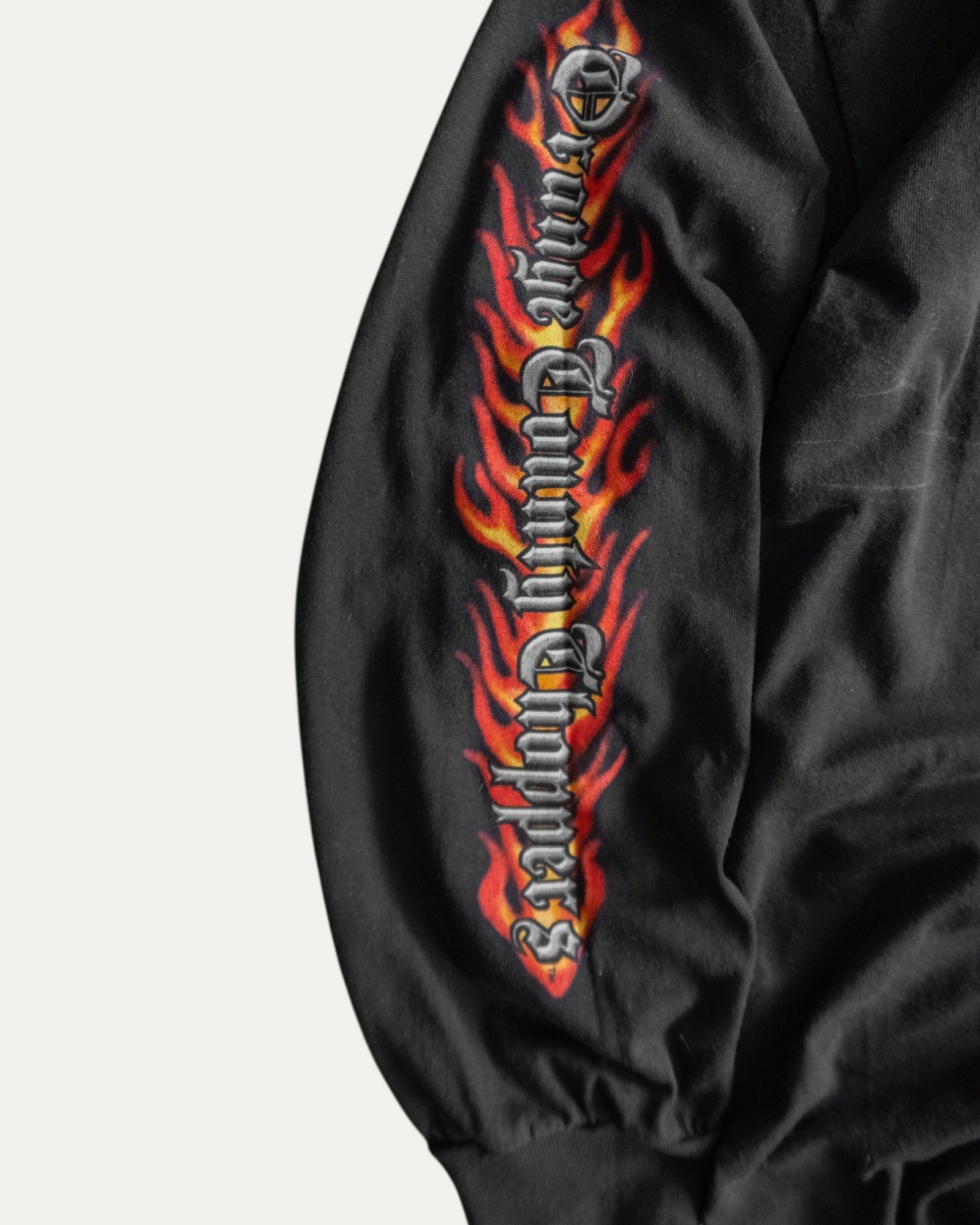 (L) VINTAGE Y2K CHOPPERS FLAMES LONG SLEEVE