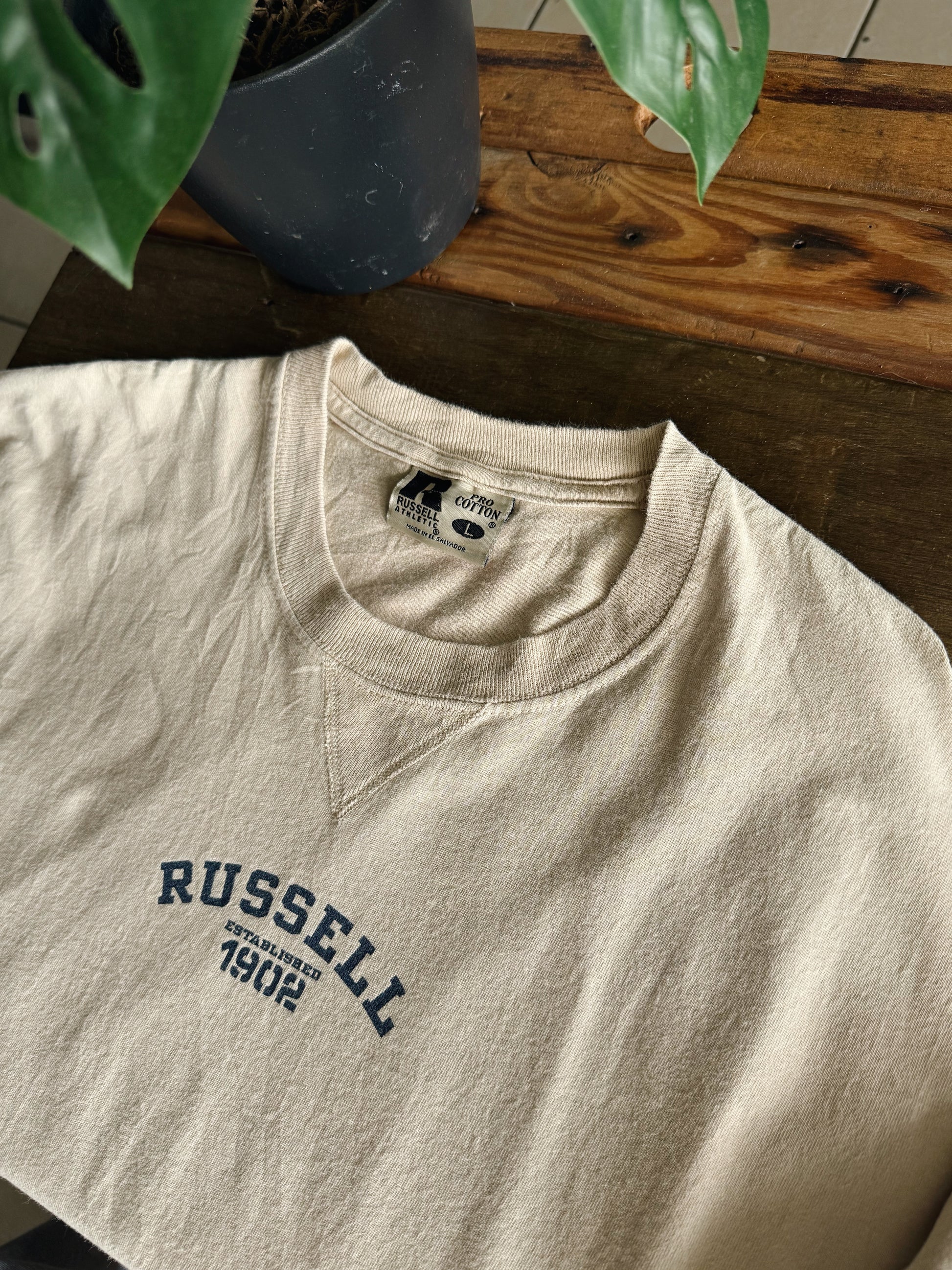 (L) VINTAGE RUSSELL SPORT TEE