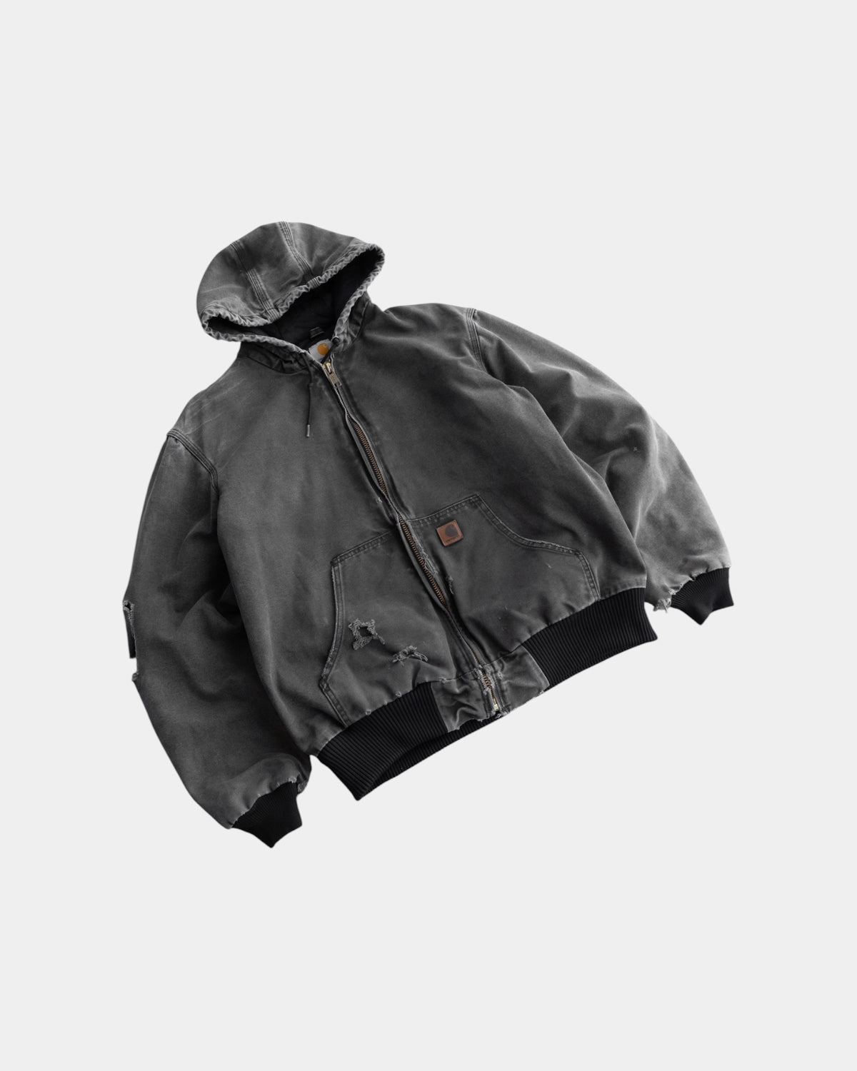 (L) VINTAGE CARHARTT DISTRESSED AND FADED JACKET