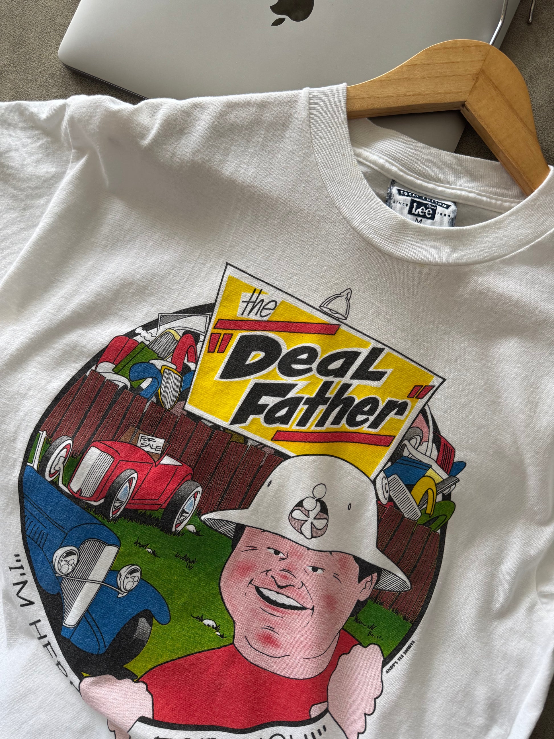 (M) 90’S VINTAGE LEE “DEAL FATHER” TEE