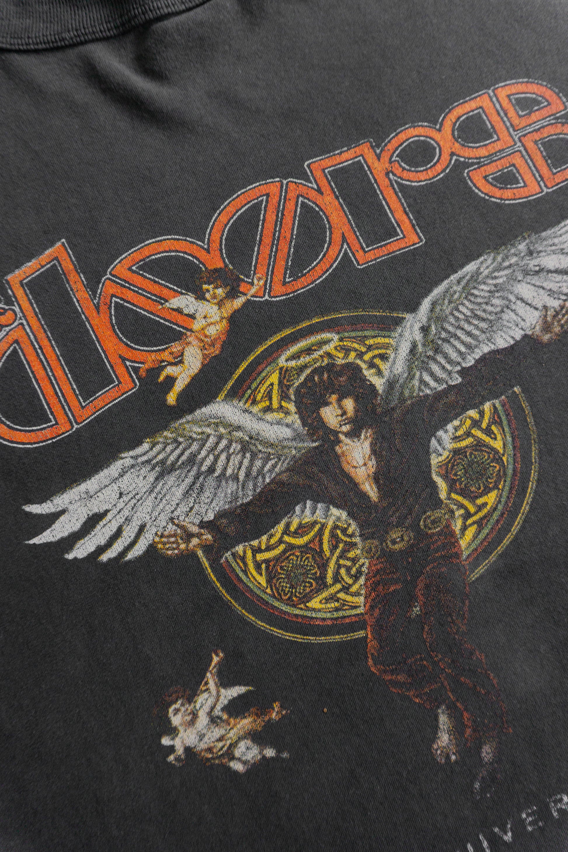 (M) 00’S VINTAGE THE DOORS FADED TEE