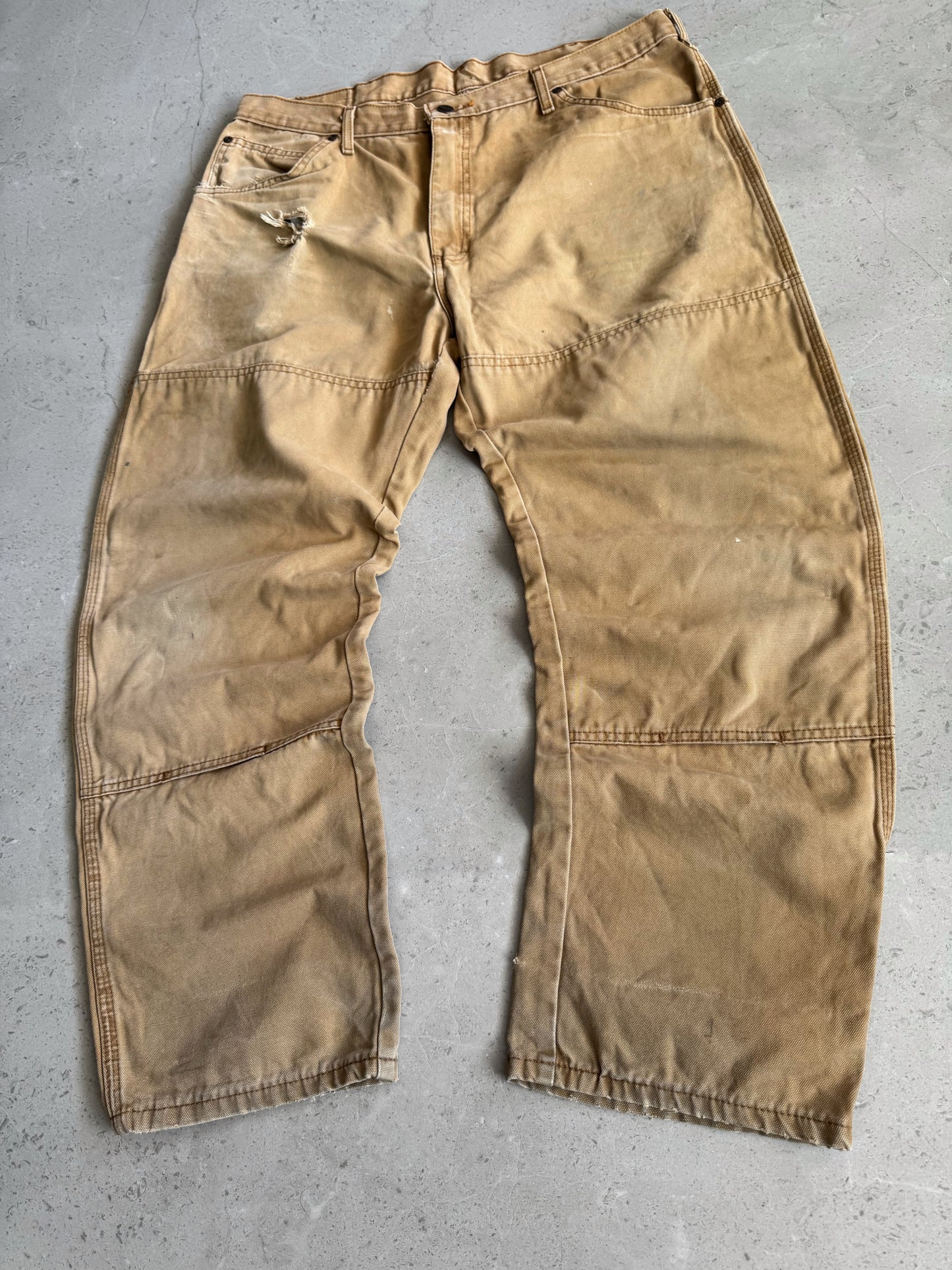 1990’S VINTAGE DICKIES DOUBLE KNEE WORKWEAR PANTS - 36x30