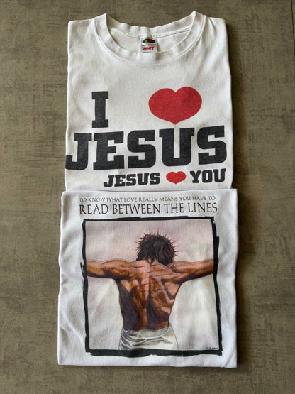 (BOXY M) VINTAGE I LOVE JESÚS TEE