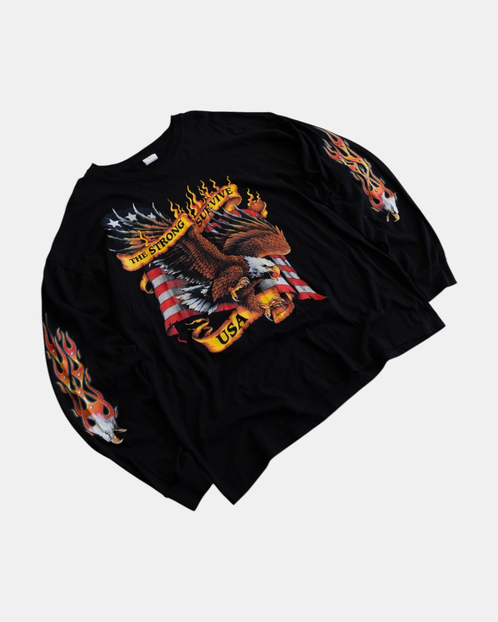 (XL) THE STRONG SURVIVE FLAMES LONG SLEEVE