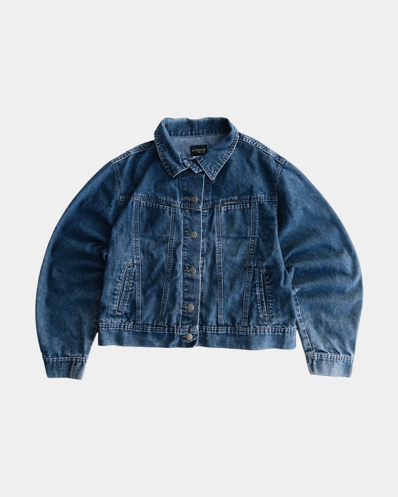 (M) VINTAGE LEE RIVETED DENIM TRUCKER JACKET