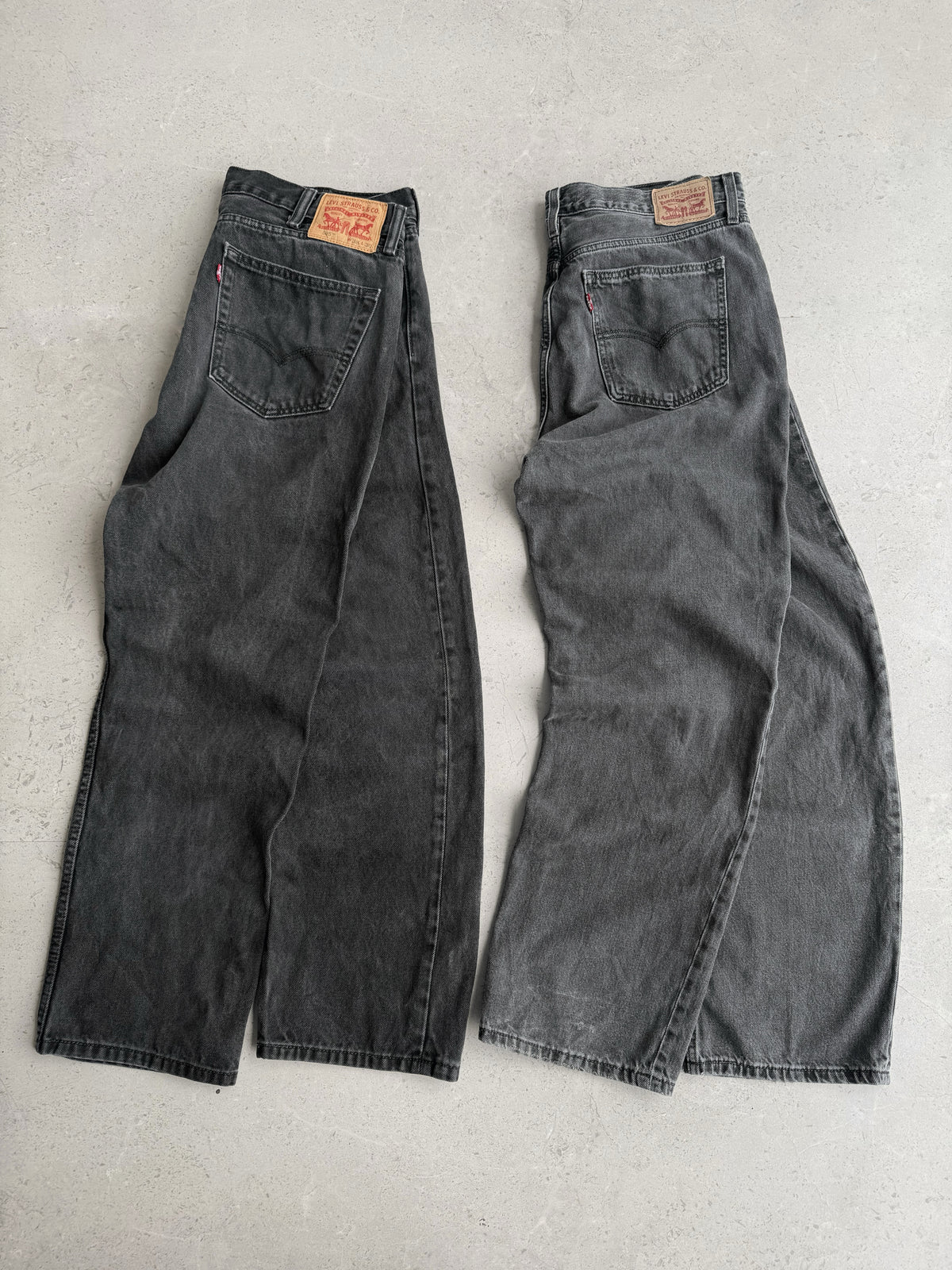 VINTAGE LEVIS 505 BLACK DENIM PANTS - FIT 36x30
