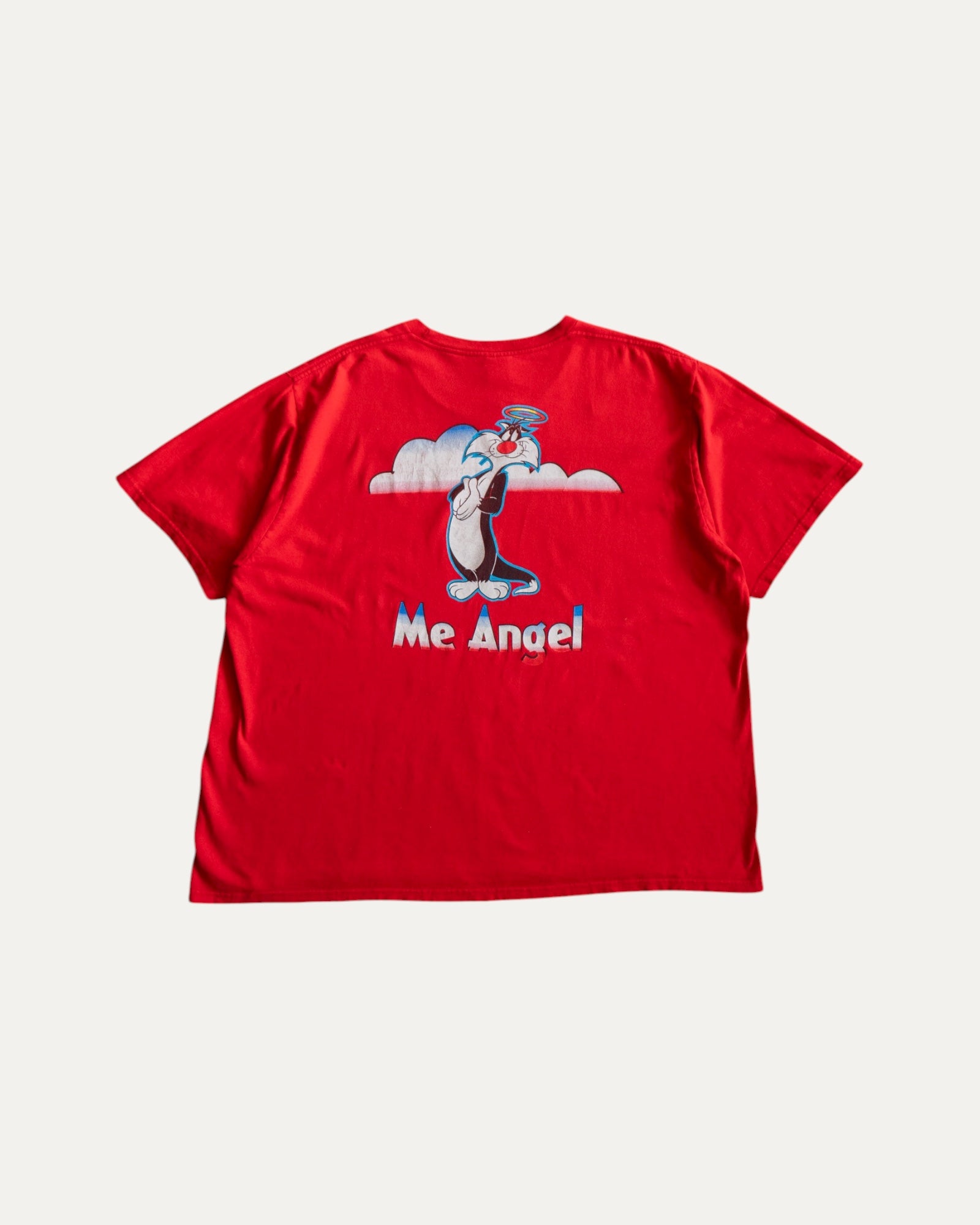 (FIT L) VINTAGE PIOLIN LOONEY TUNES DEVIL/ANGEL TEE