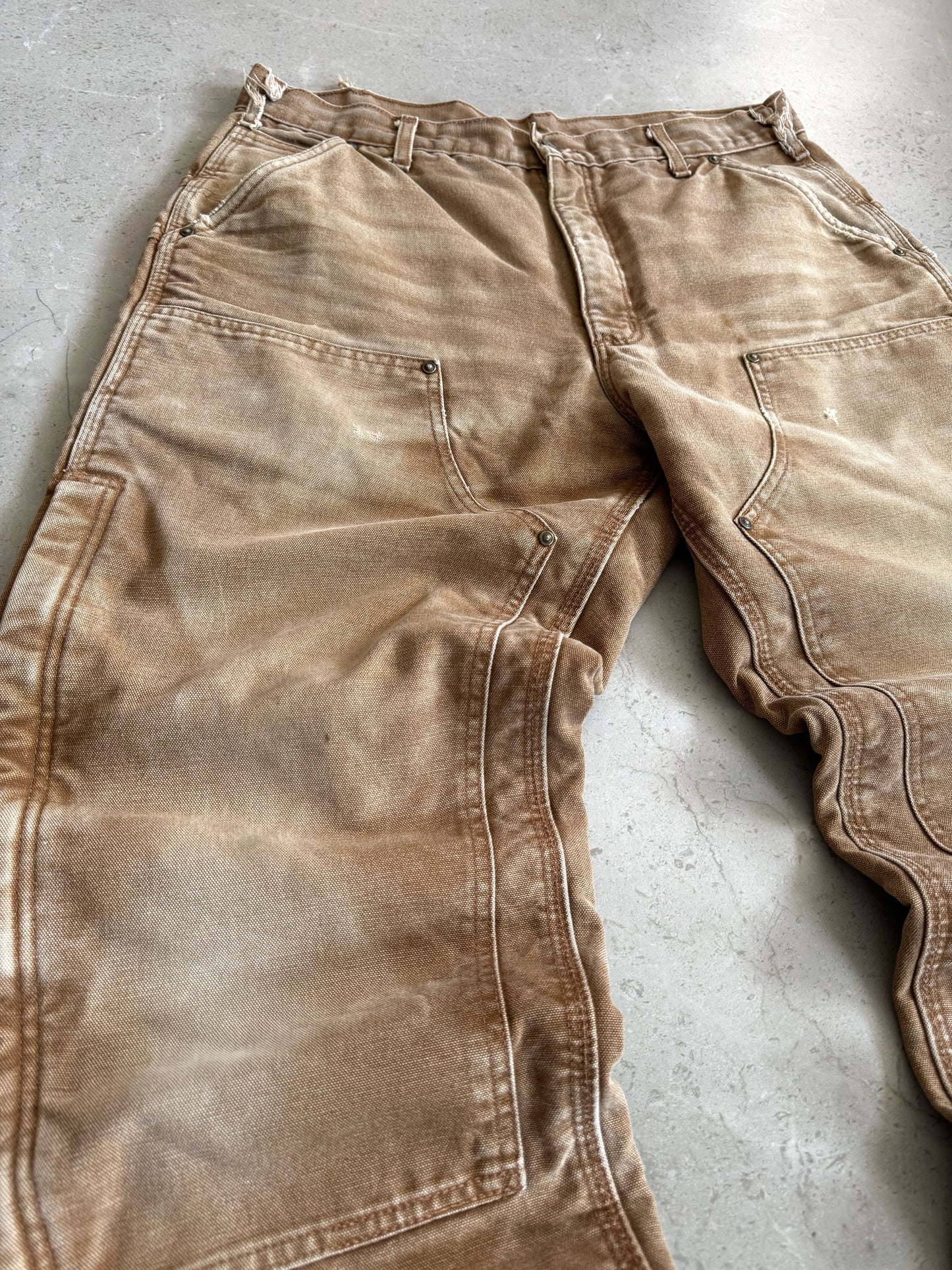 90’s Vintage Carhartt Faded Double Knee Rare Find Pant