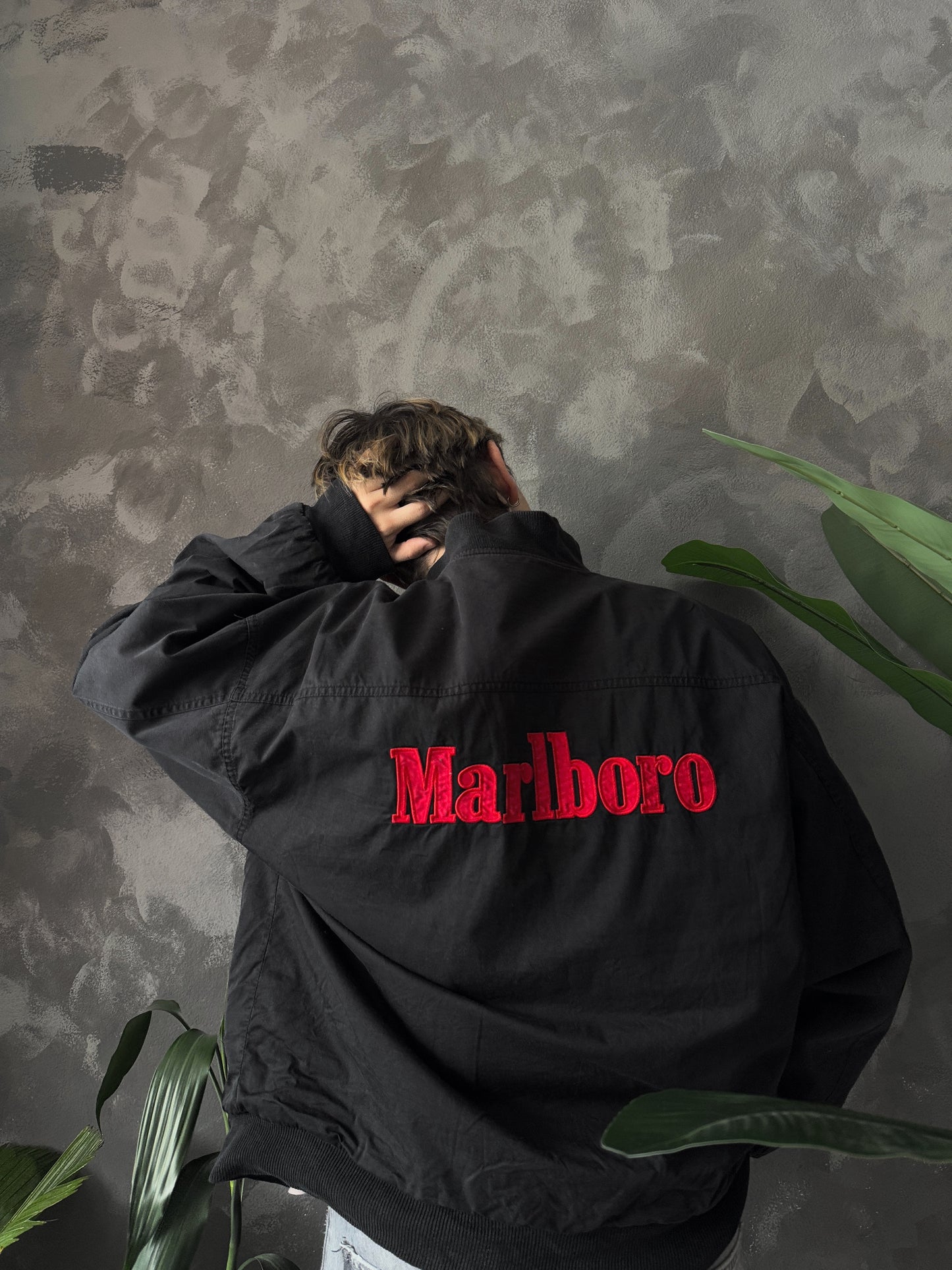 (L) VINTAGE MARLBORO BOMBER JACKET