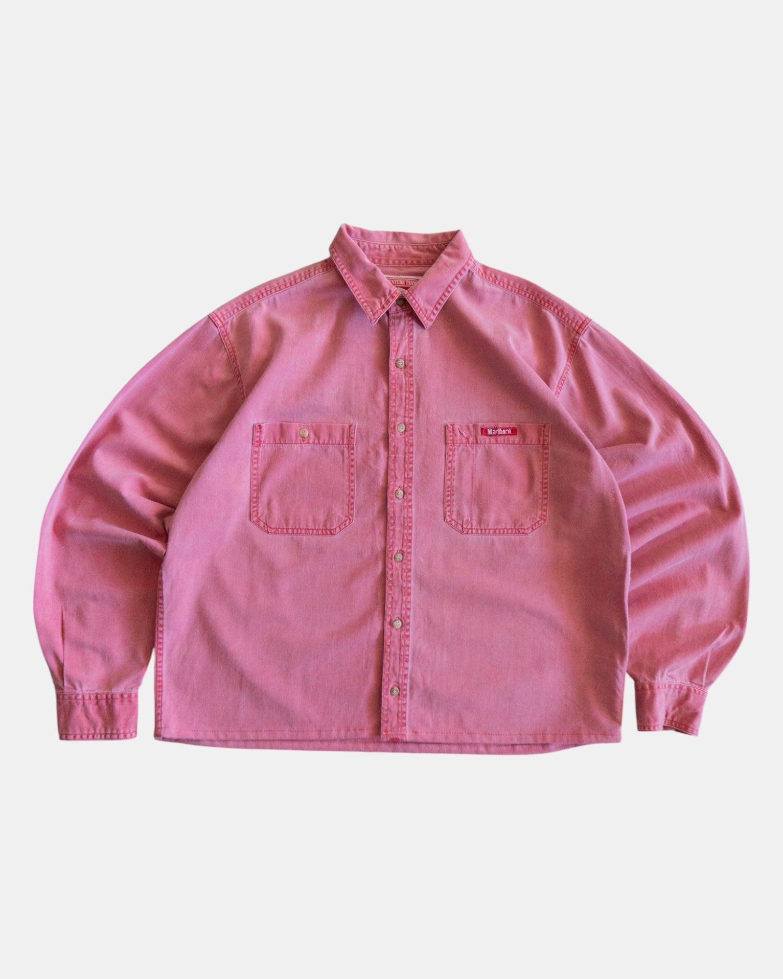 (M/L) 90’S VINTAGE MARLBORO SUNFADED SHIRT