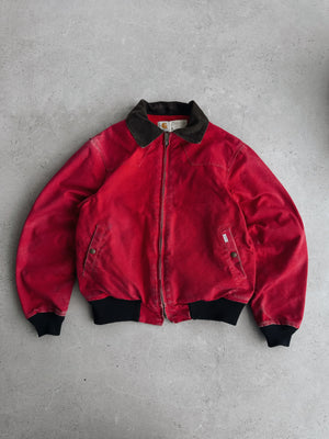 (L) 80’S VINTAGE CARHARTT RED SANTA FE JACKET