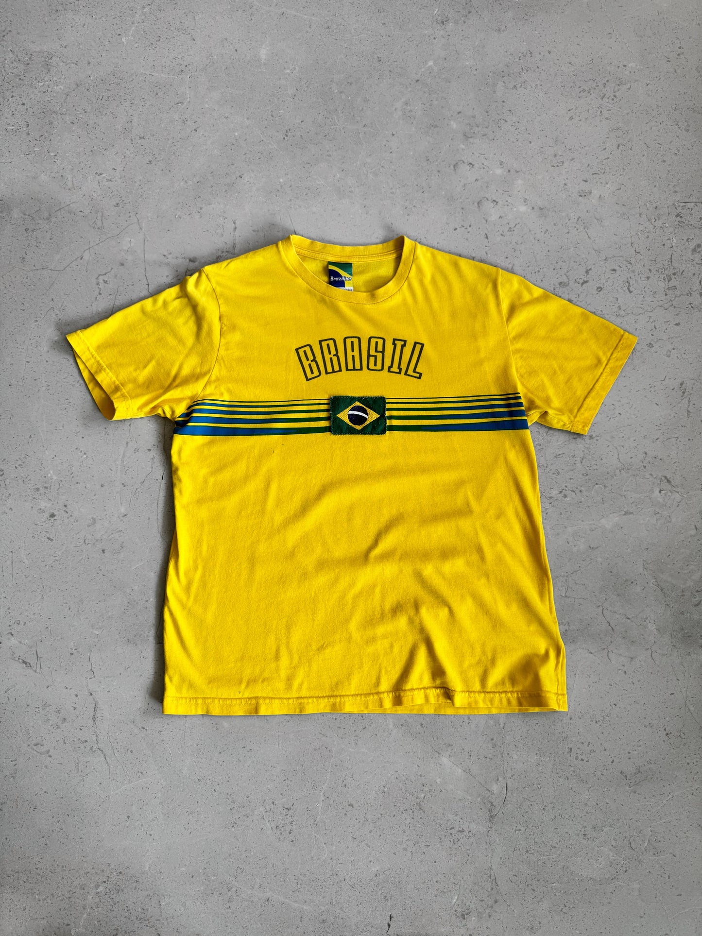 (S-M) Vintage Brasil Blokecore Tee